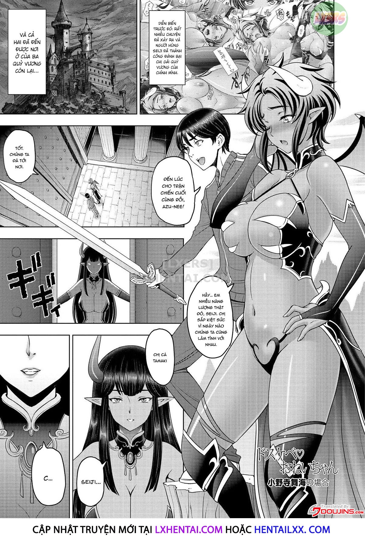 Đọc truyện hentai Chị gái siêu dâm đãng - Chap 10