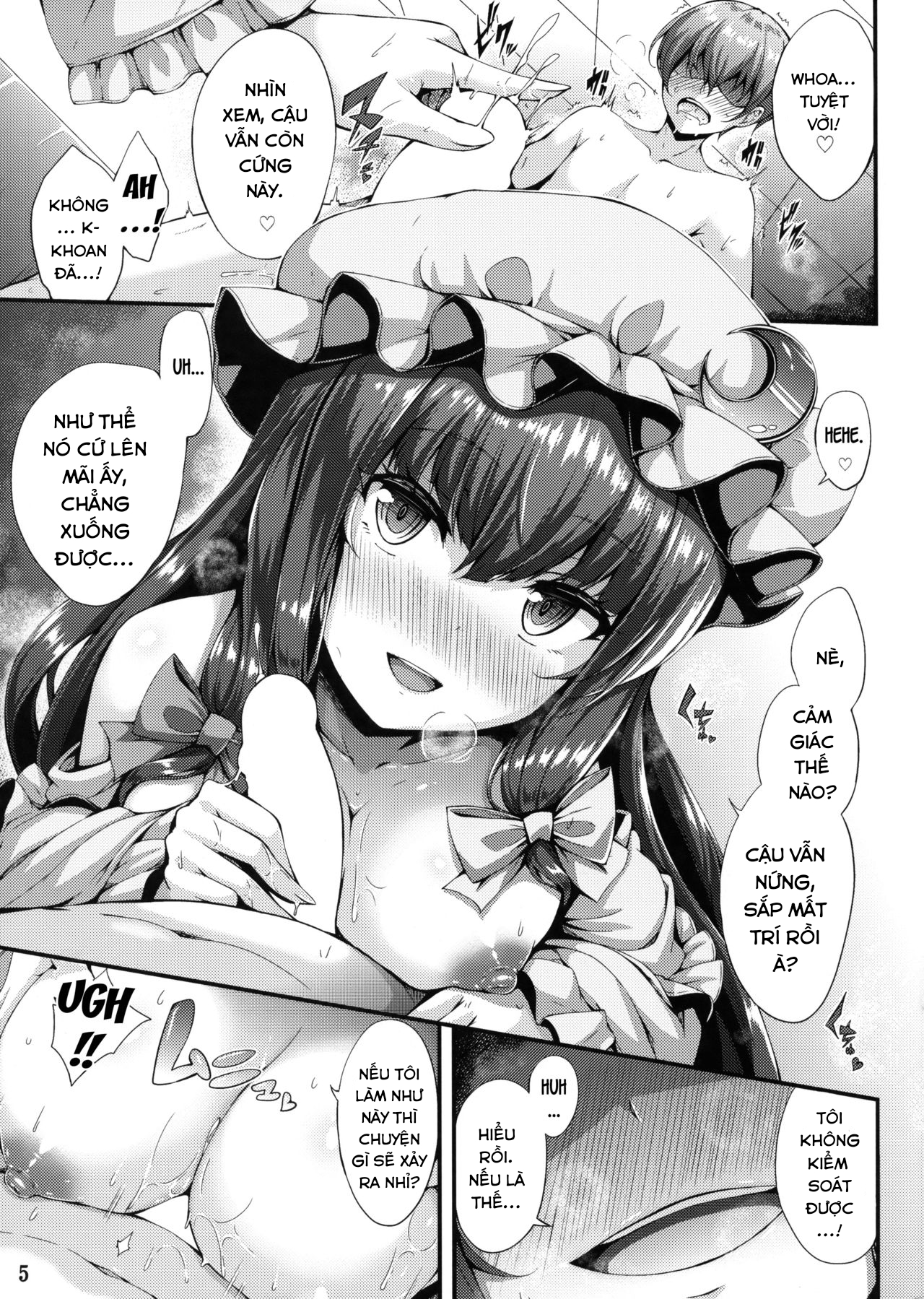 Đọc truyện hentai Patchu Hame! (Touhou Project) - Oneshot