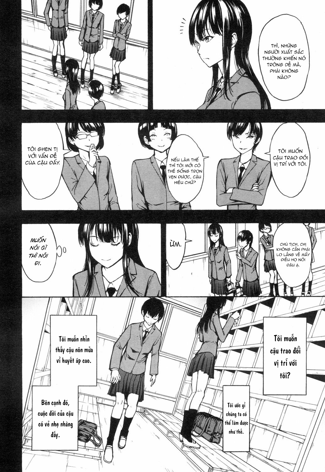 Đọc truyện hentai Chủ tịch hội học sinh trường tôi là toilet thịt! - Oneshot