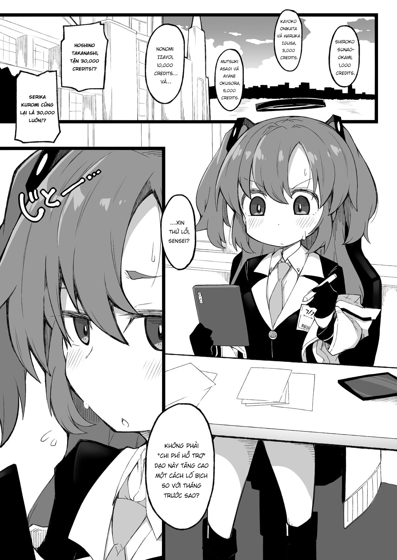 Đọc truyện hentai Sensei và Hayase Yuuka - Oneshot