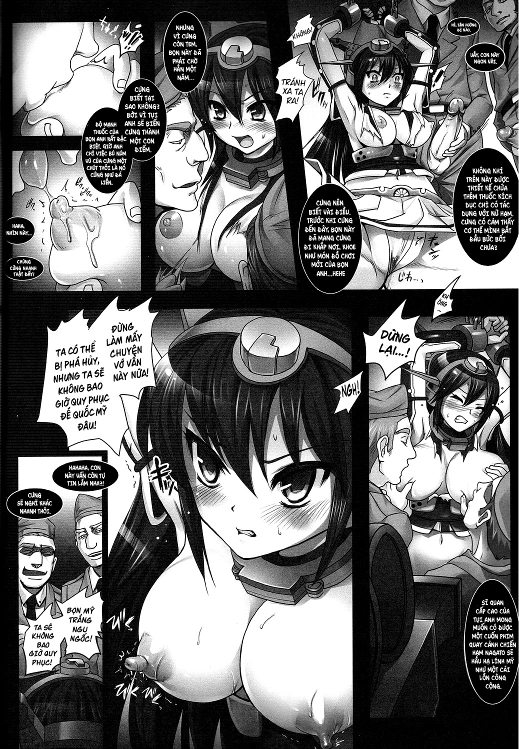 Đọc truyện hentai Kết cục của nữ hạm nagato sau khi rơi vào tay lính Mĩ - Oneshot