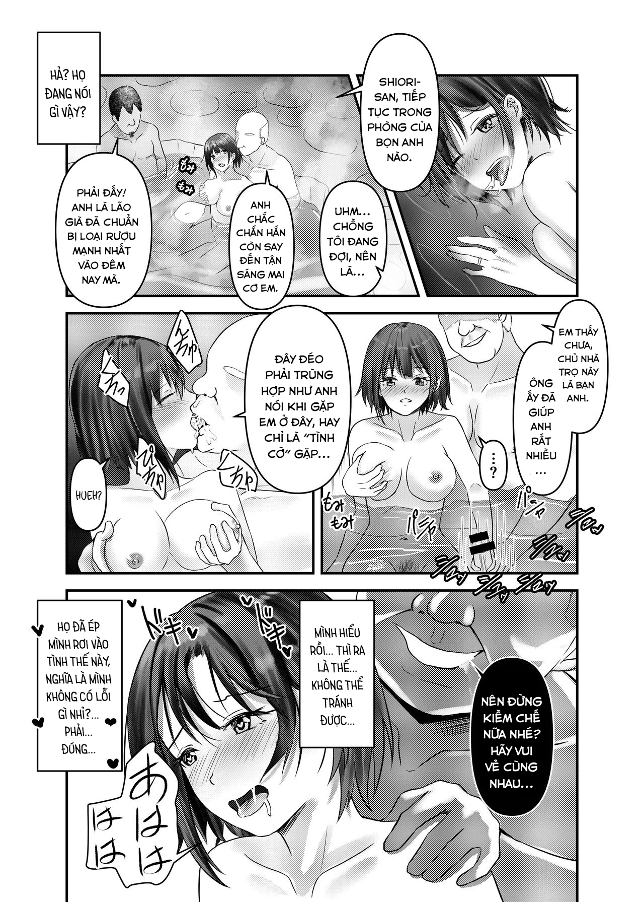 Đọc truyện hentai Hitozuma Shiori ga Onsen Ryokou de NTRta Hi - Oneshot