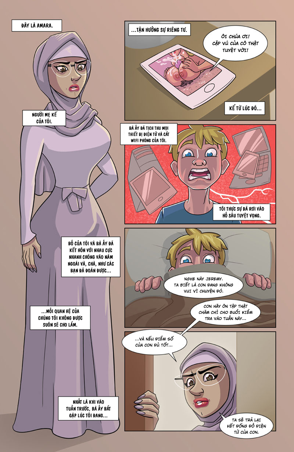 Đọc truyện hentai Người mẹ kế mộng du - Oneshot