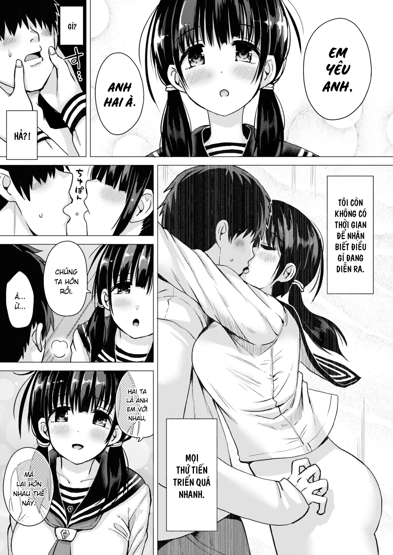 Đọc truyện hentai Câu chuyện làm em bé với cô em gái nhỏ hơn 7 tuổi và có phẩm chất của một người vợ hoàn hảo - Chap 1