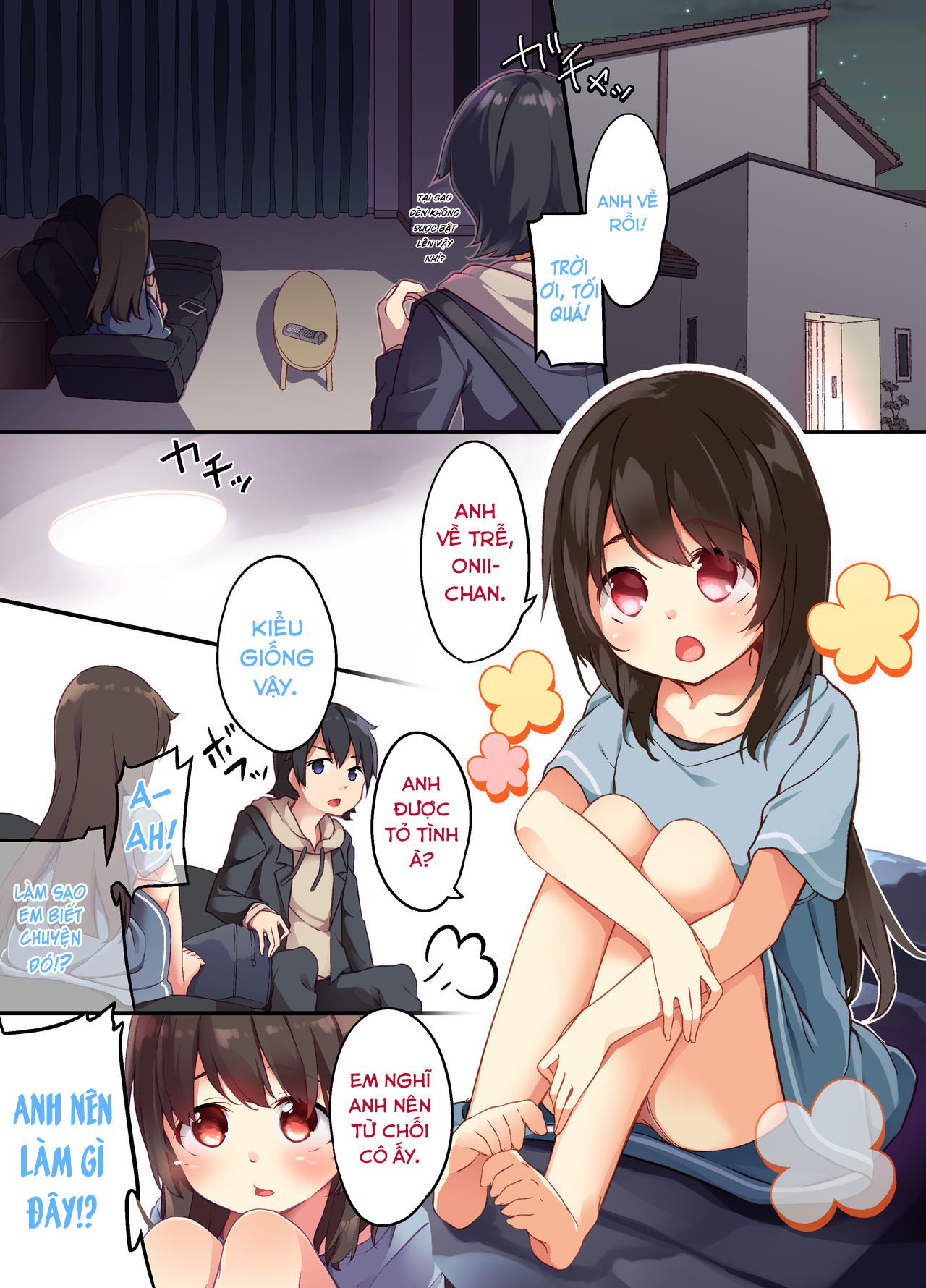 Đọc truyện hentai Cô em gái Yandere muốn được mang thai bởi anh trai của mình, vì vậy cô chuyển đổi cơ thể với anh cô và họ đã quan hệ tình dục sinh con - Oneshot