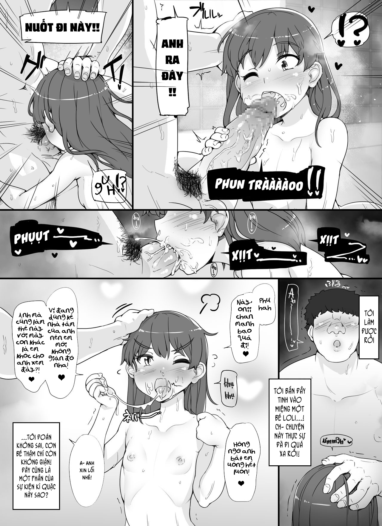 Đọc truyện hentai Dàn gái xinh trong bồn tắm - Chap 1 - Chơi em Loli