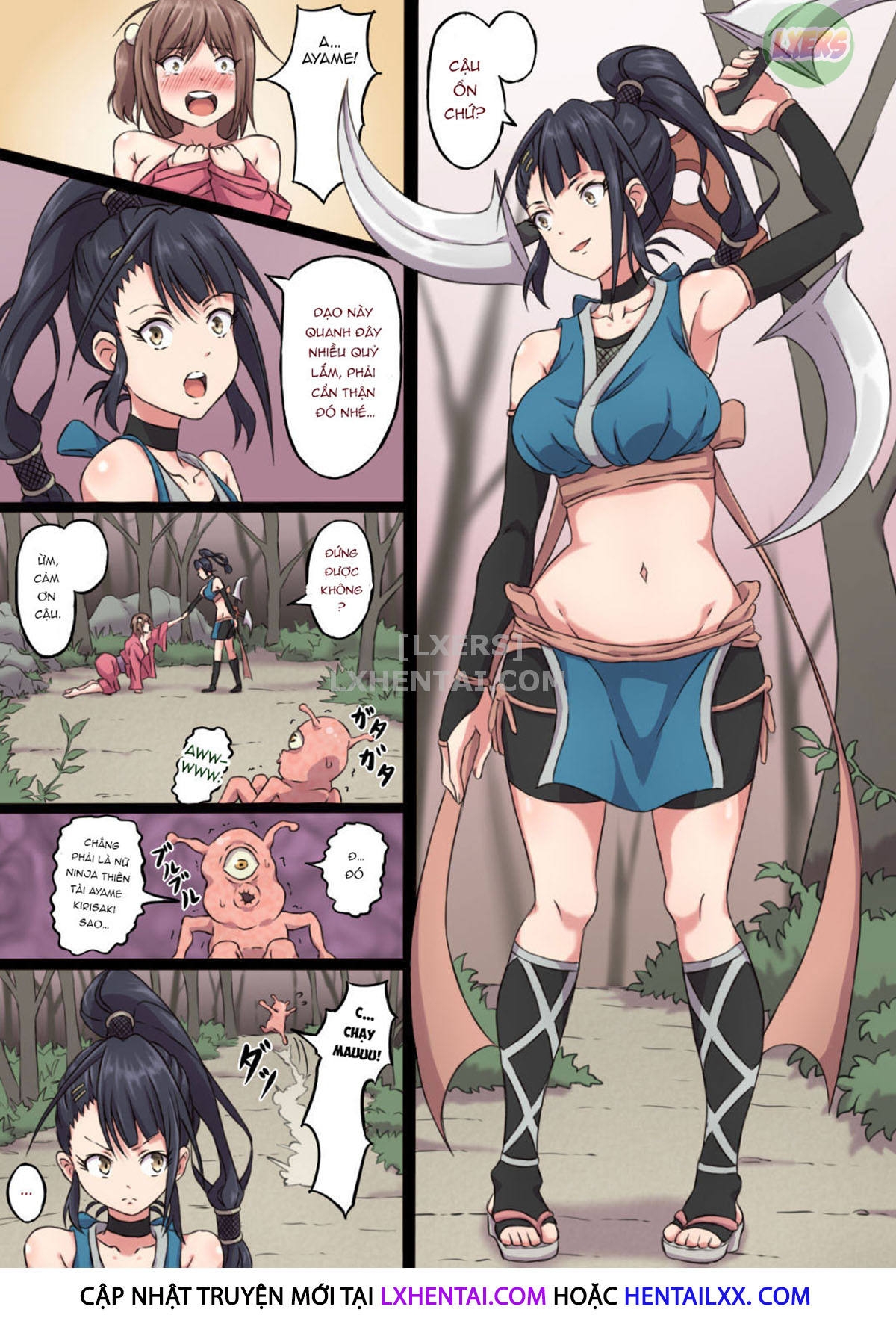 Đọc truyện hentai The Defeat Of Ayame Kunoichi - Oneshot