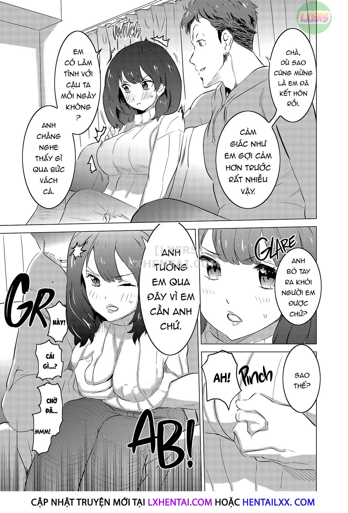 Đọc truyện hentai My Wife Would Never Moan Like in the Unrealistic Porn My Neighbor Watches - Chap 1