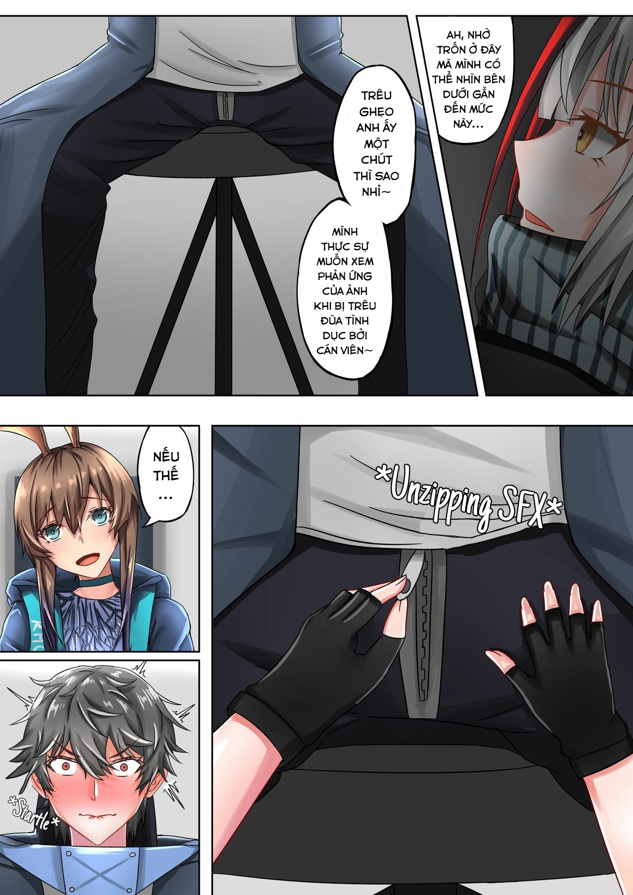 Đọc truyện hentai Cô gái ác quỷ ấy cũng là người tôi yêu. (Arknights) - Oneshot