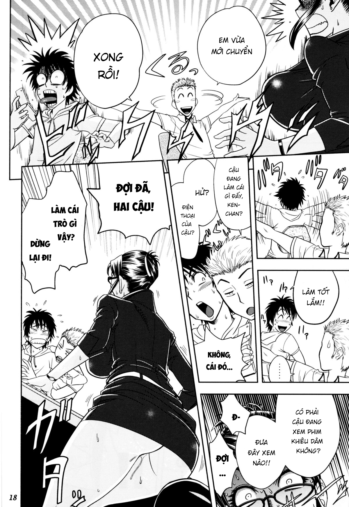 Đọc truyện hentai Keitai de Good Job! - Oneshot