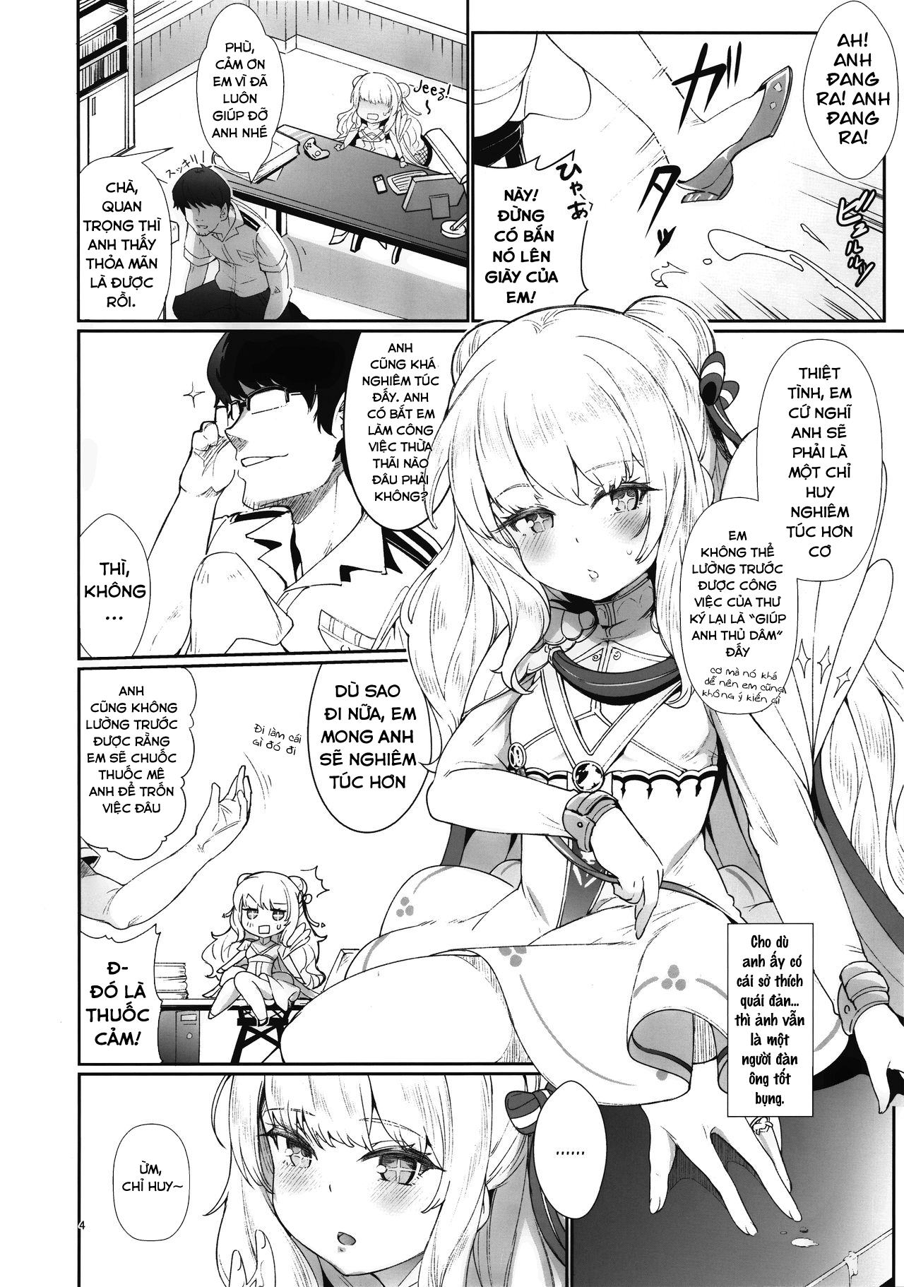 Đọc truyện hentai Công việc của Thư ký - Oneshot