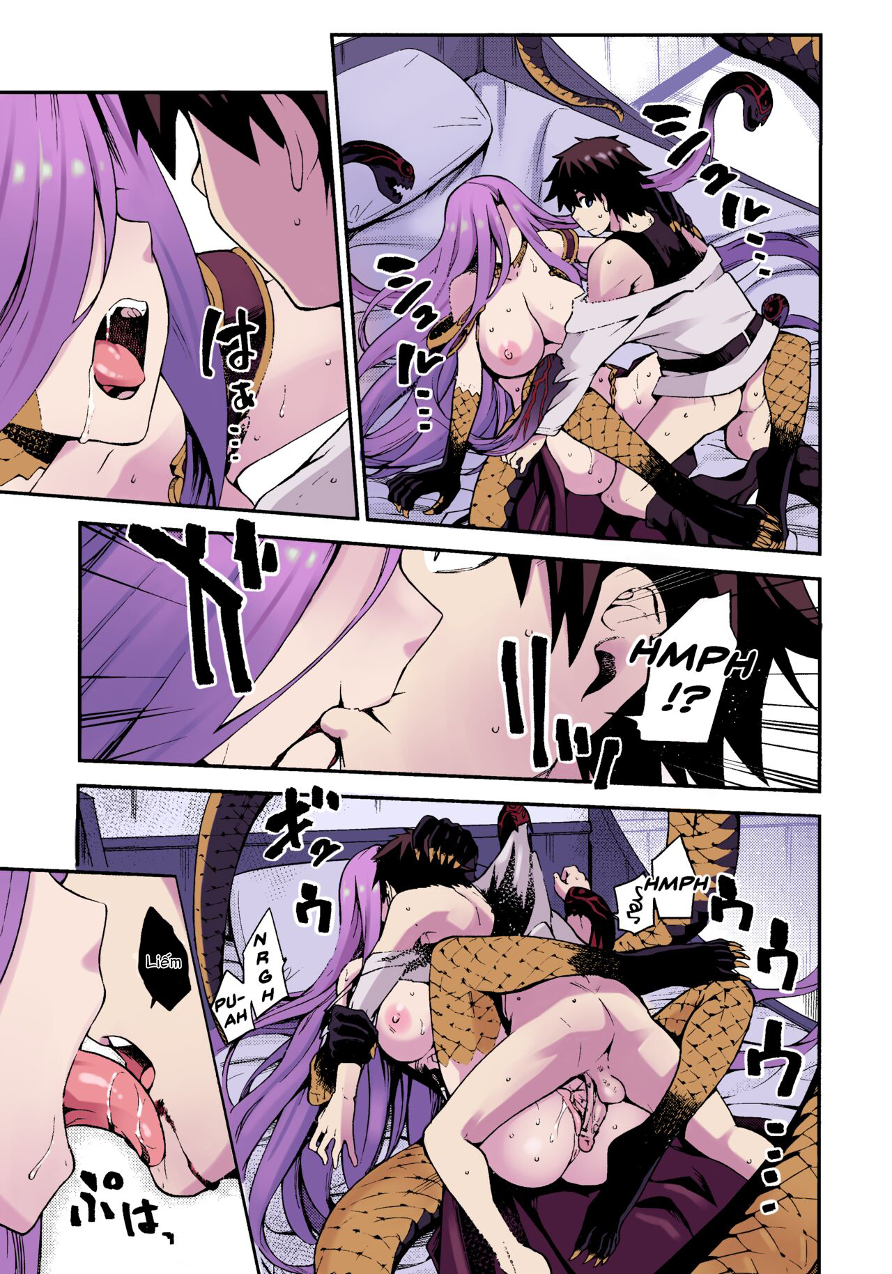 Đọc truyện hentai Bản năng của nữ xà thần - Bản full màu [Không che]