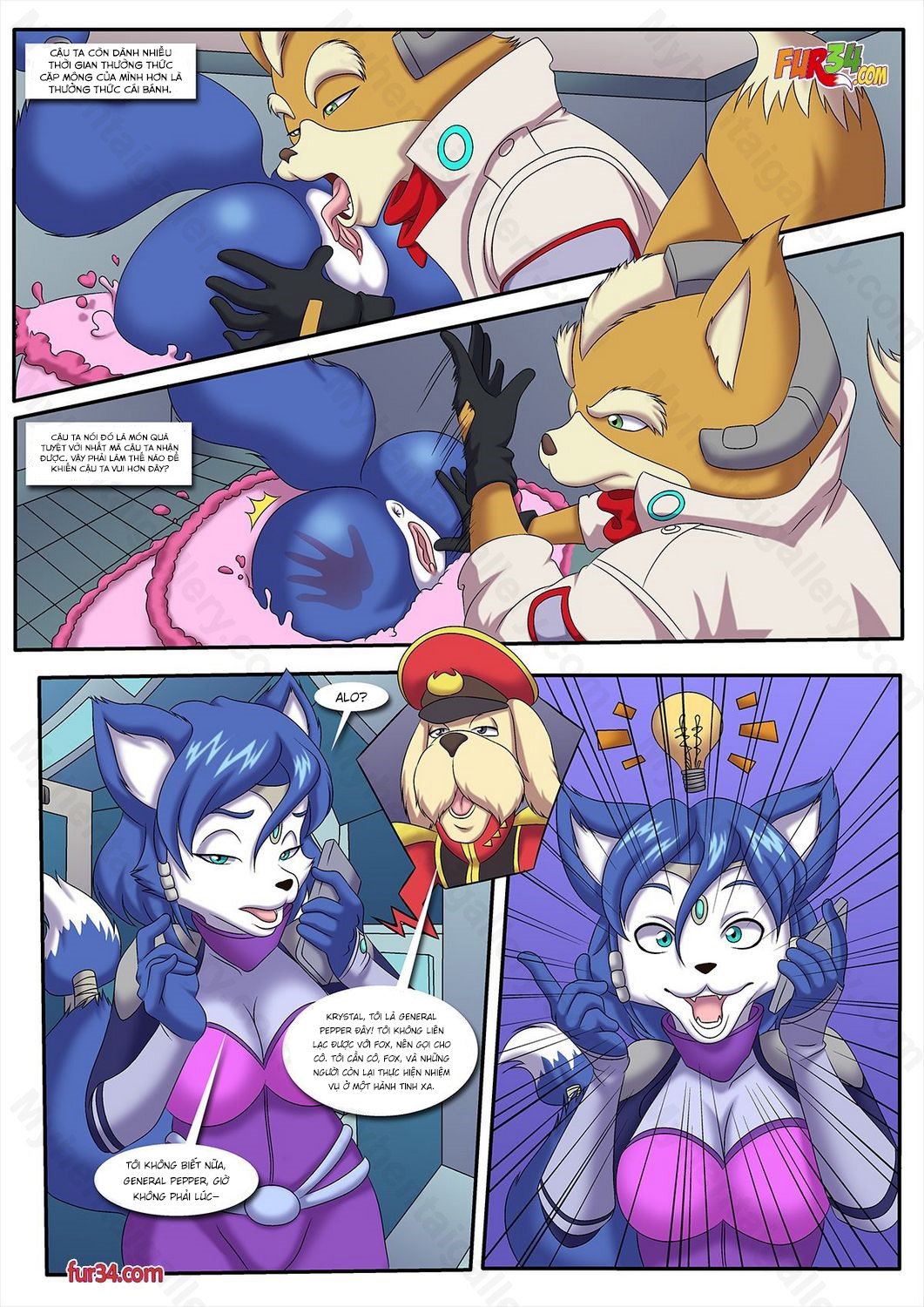 Đọc truyện hentai Fox's Best Birthday Party Ever! - Oneshot