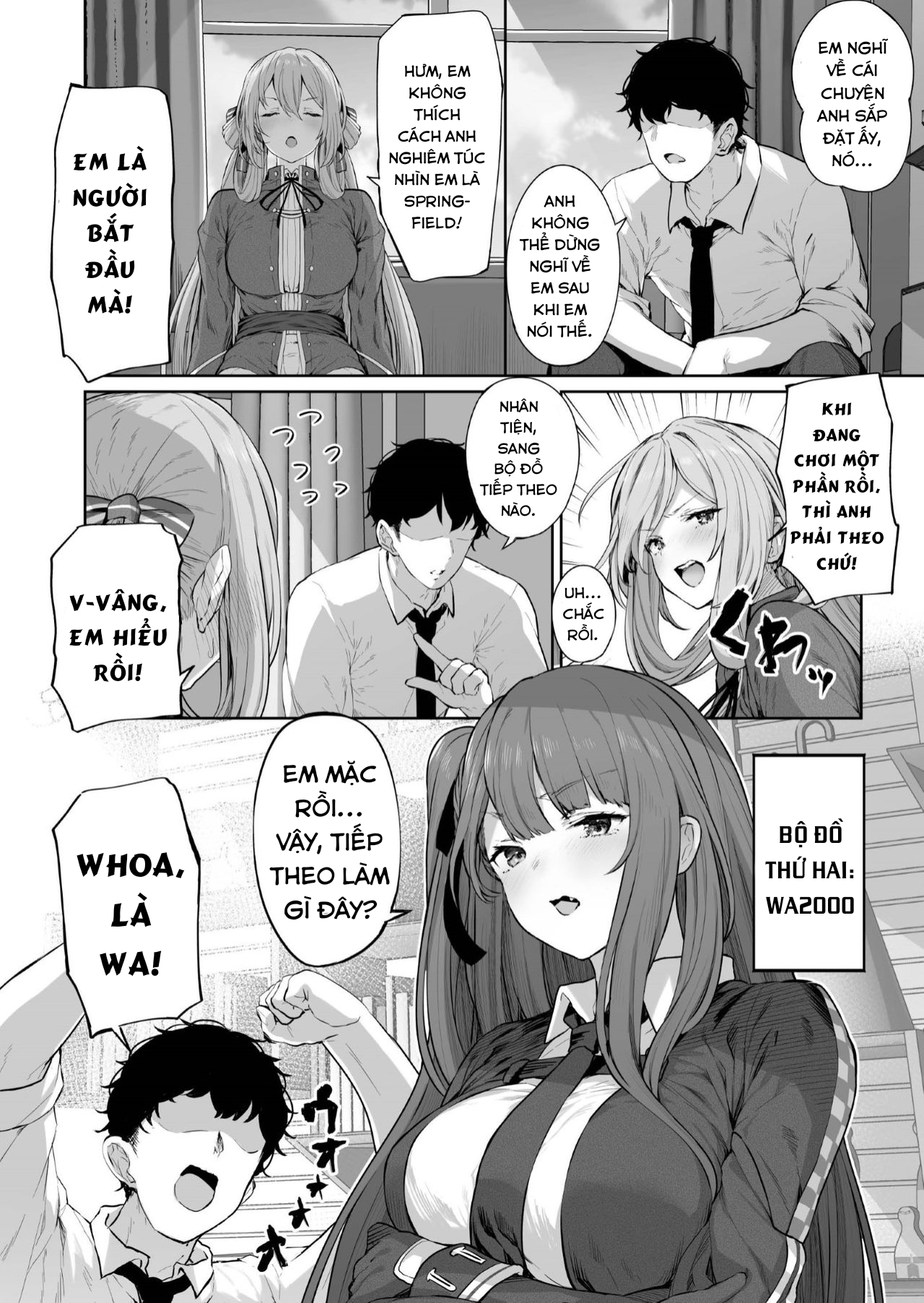 Đọc truyện hentai Yuiitsu Muni no Mono nan Dakara (Girls' Frontline) - Oneshot