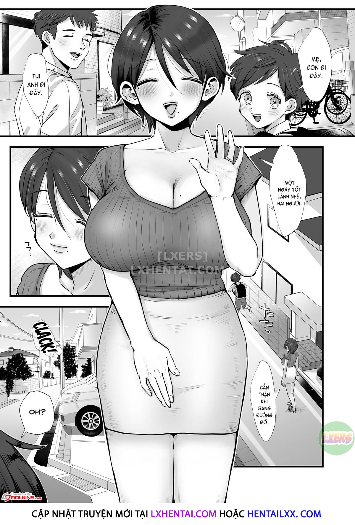 Đọc truyện hentai A Narrow-Eyed Gentle Big-Breasted Mama - Chap 1