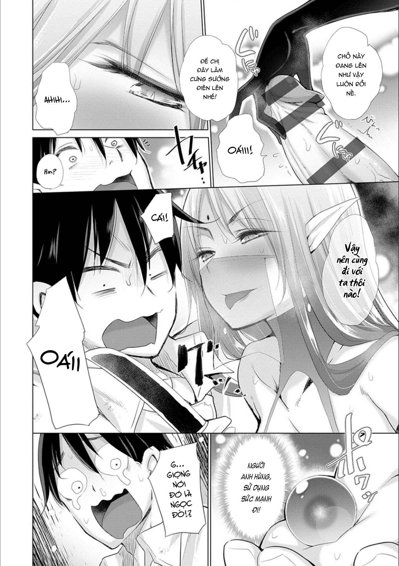 Đọc truyện hentai Sau Khi Chuyển Sinh Tôi Thịt Cả Thế Giới - Chap 5: Dục cảnh của chị gái dark elf
