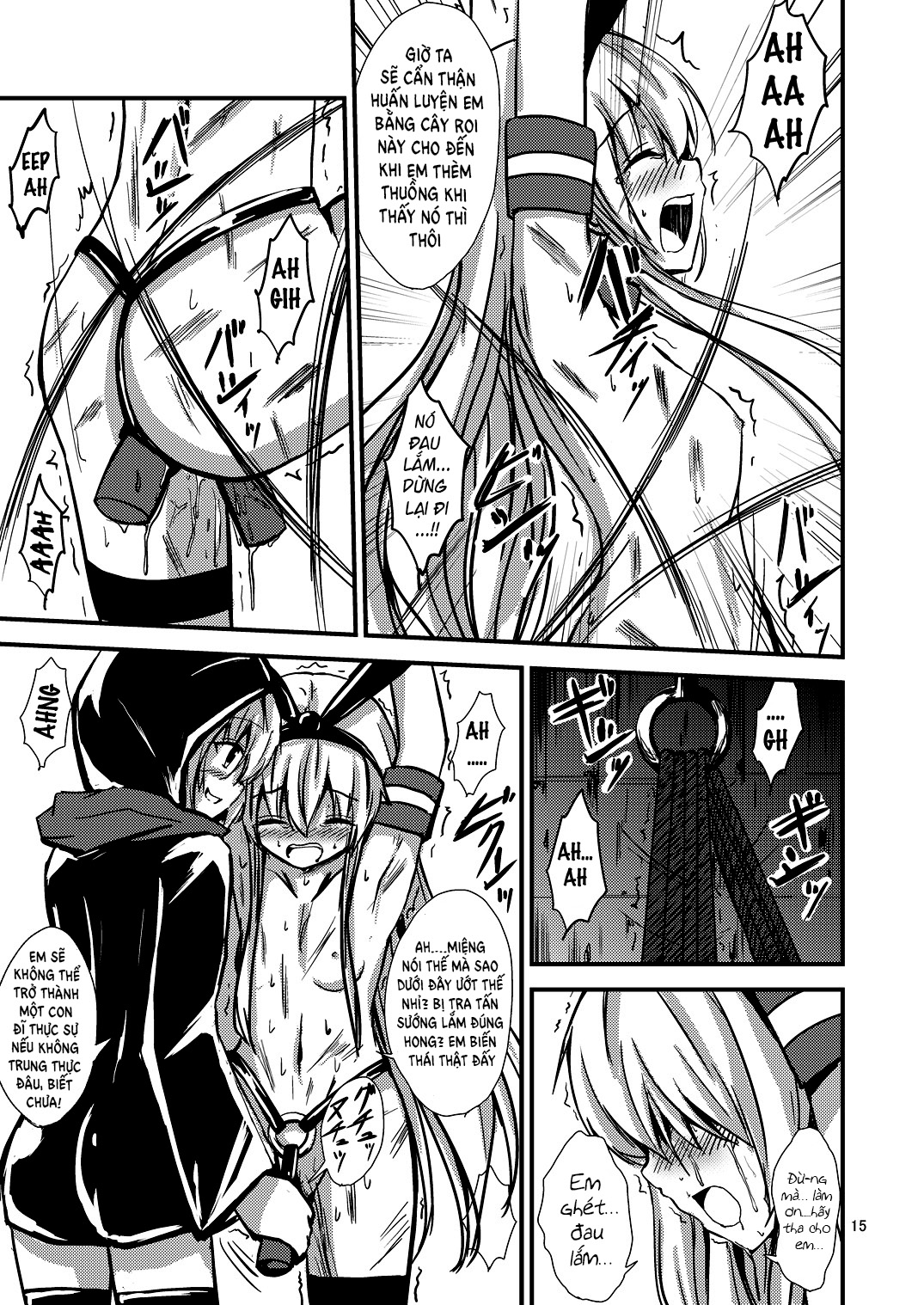 Đọc truyện hentai Kuubo Wo-Kyuu-chan no Shimakaze Yuri Dorei Choukyou~Senkan Re-Kyuu no Shucchou SM Choukyou Hen~ - Oneshot
