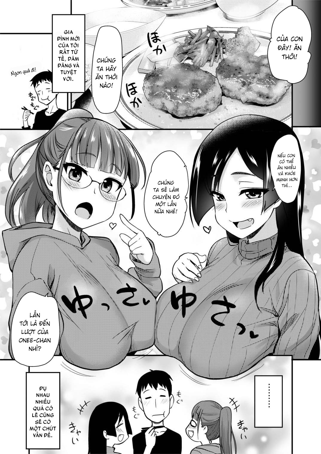 Đọc truyện hentai Mẹ kế và chị gái - Chap 2