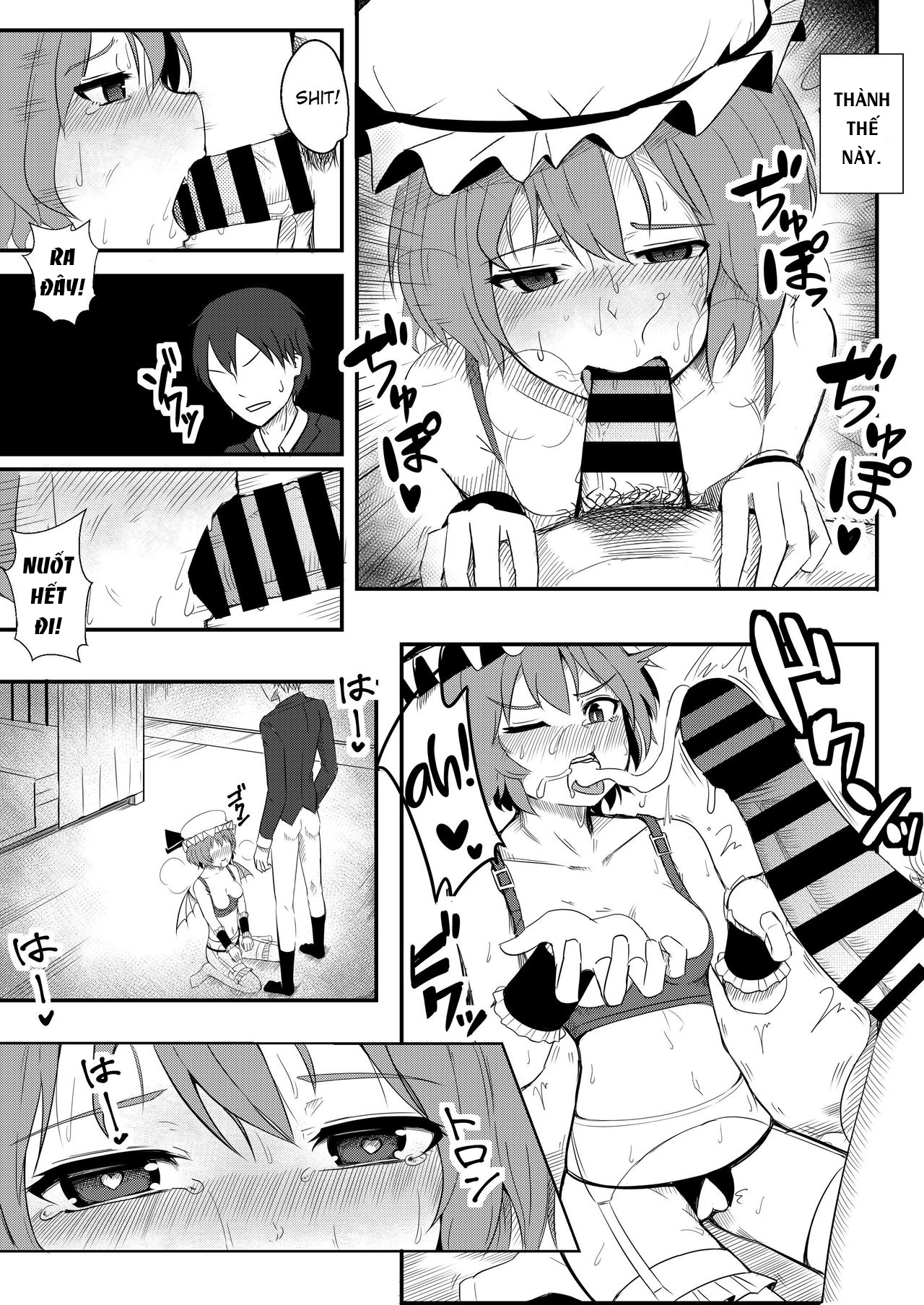 Đọc truyện hentai Kyuuketsu Reijou to Geboku Shitsuji (Touhou Project) - Oneshot