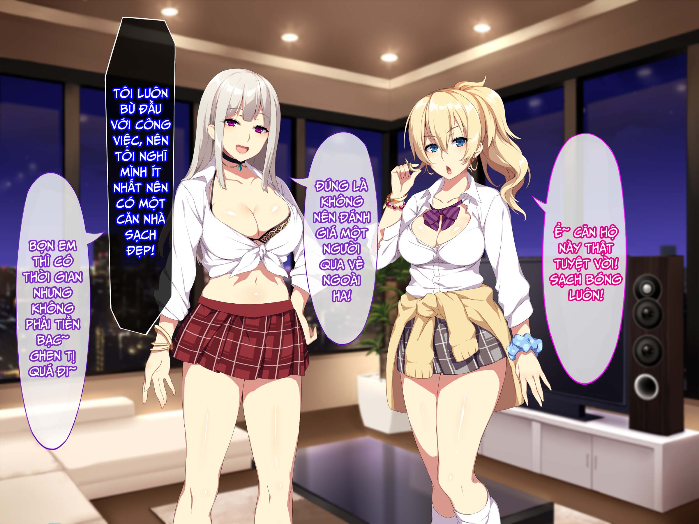 Đọc truyện hentai Cho Hai Em Gal Ở Nhờ Một Đêm - Chap 1 gái vàng