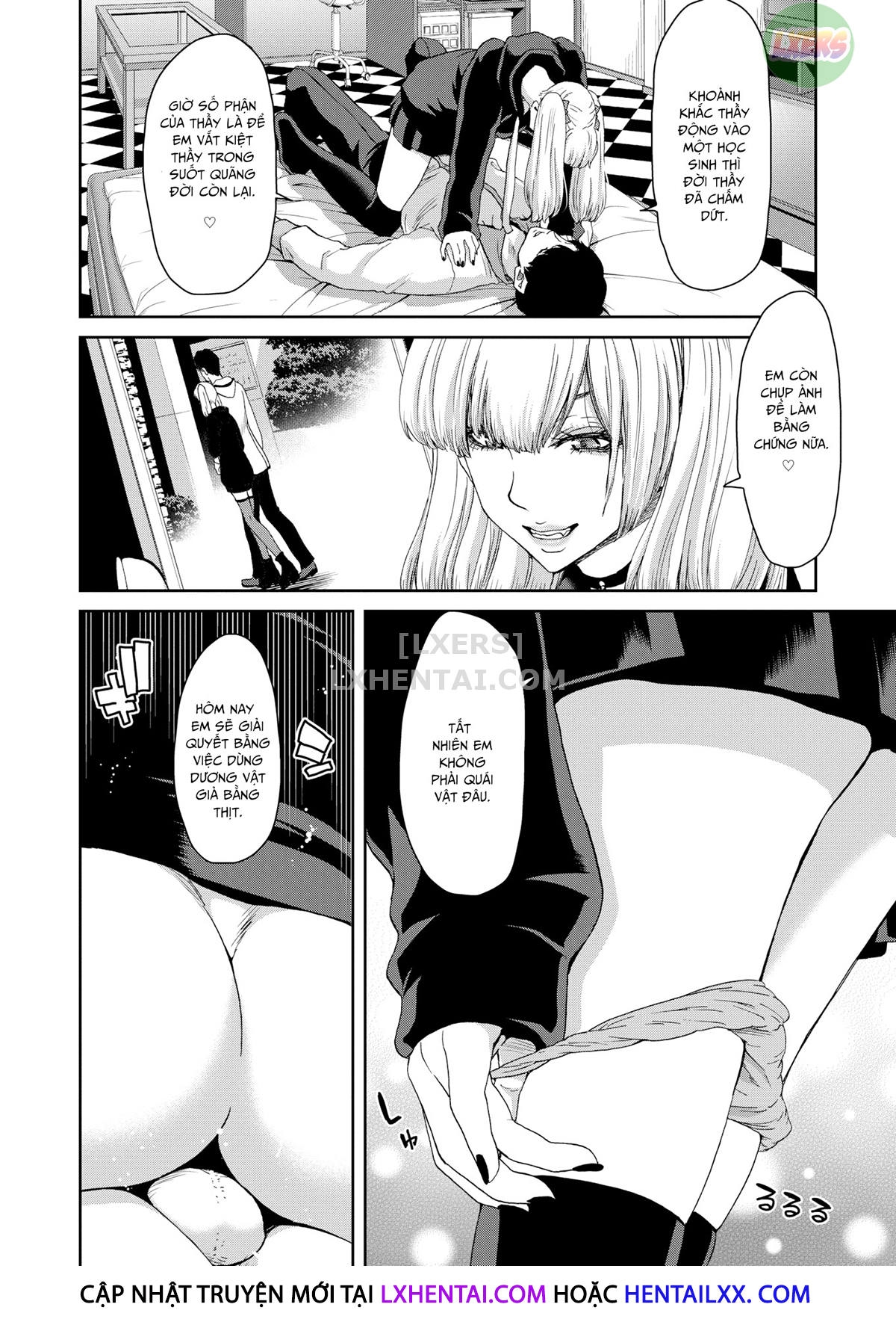 Đọc truyện hentai Chàng giáo viên và cô học sinh hút anh ấy cạn tinh - Oneshot
