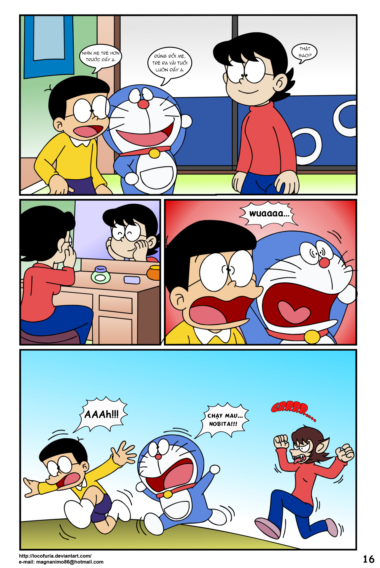 Đọc truyện hentai DORAEMON? - Vol 1 - Chap 1: Kem Người Sói