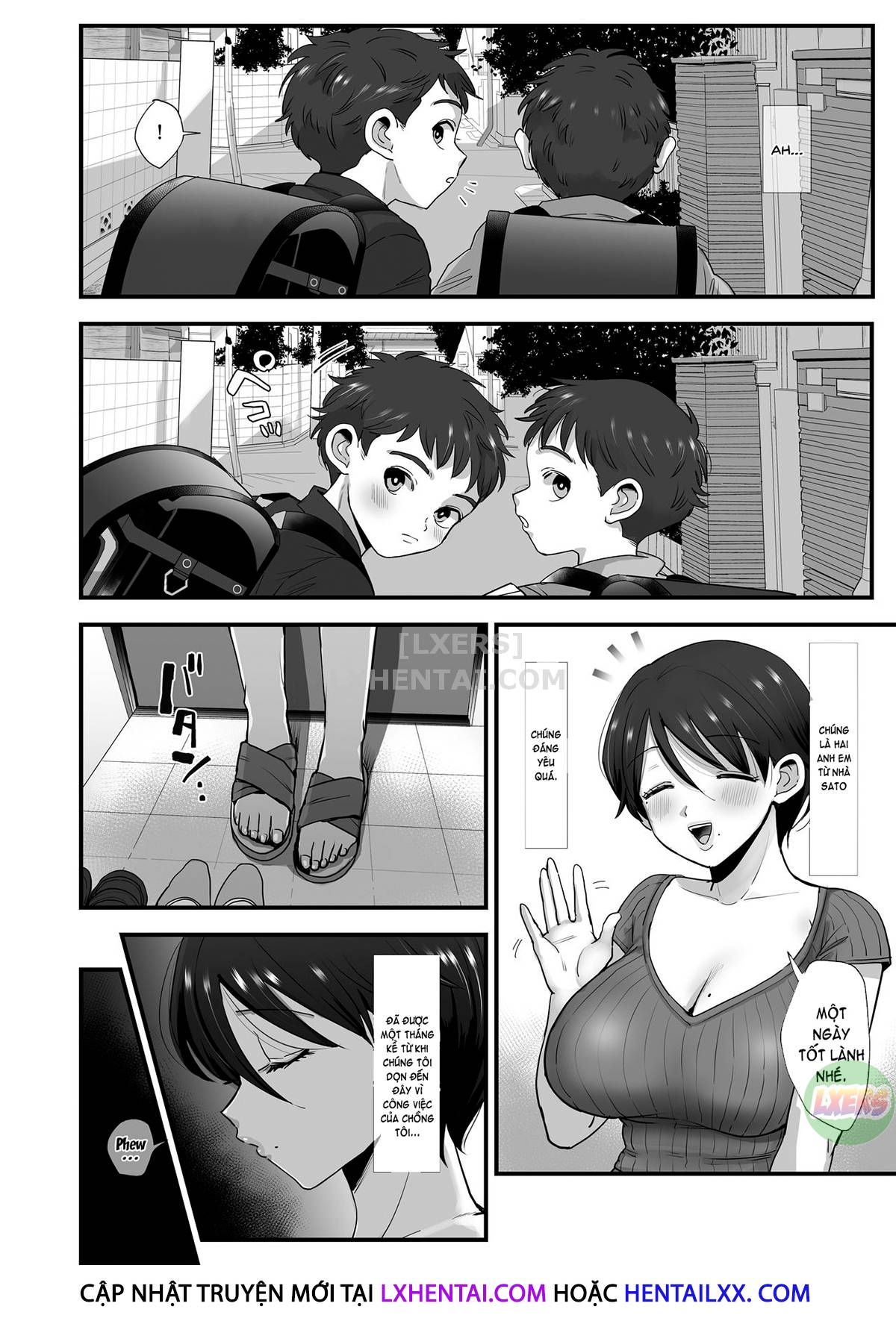 Đọc truyện hentai A Narrow-Eyed Gentle Big-Breasted Mama - Chap 1