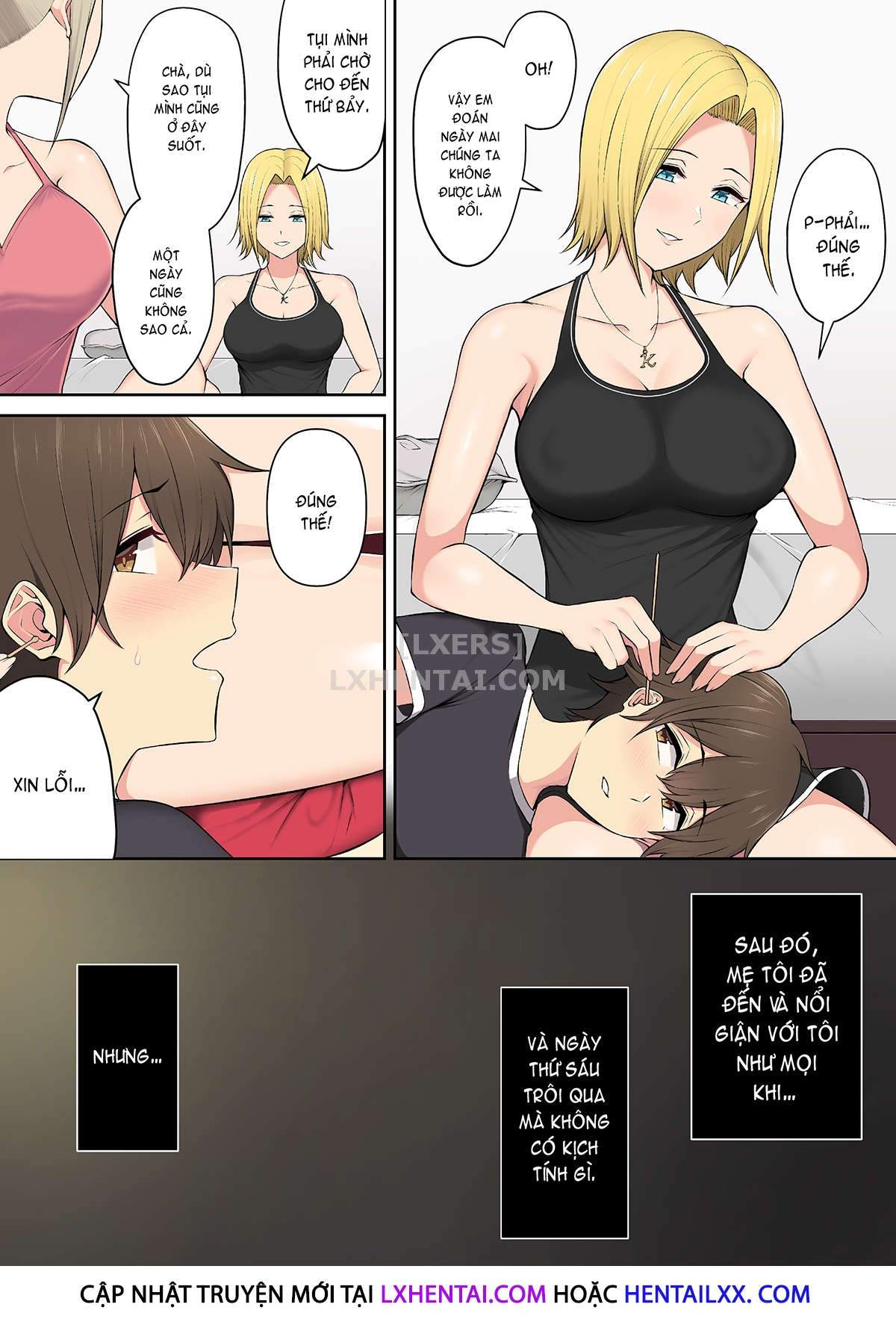 Đọc truyện hentai Imaizumi đưa cả bầy Gyaru về nhà mình - Chap 3