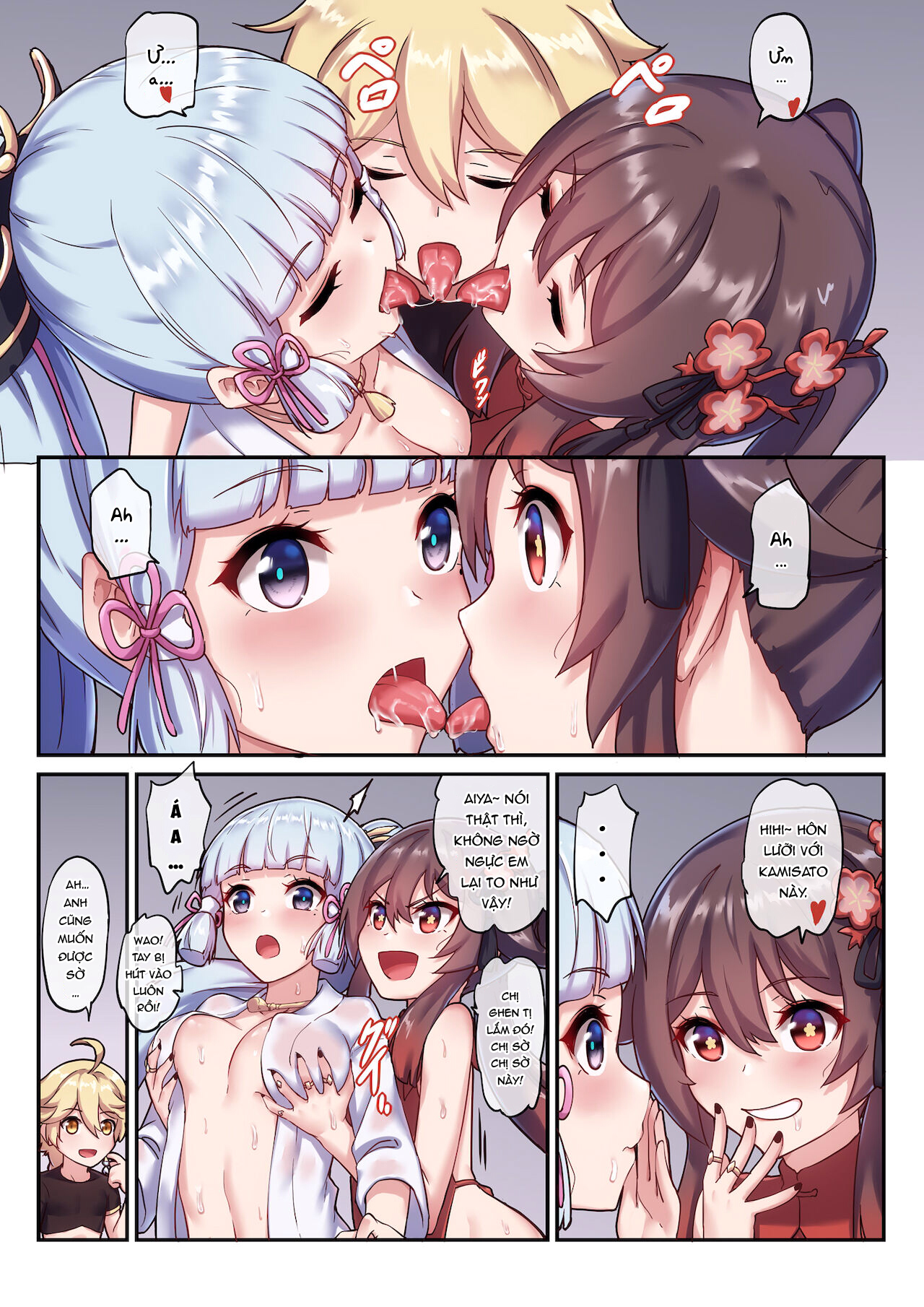 Đọc truyện hentai Hutao & Kamisato Ayaka - Oneshot màu [Không che]