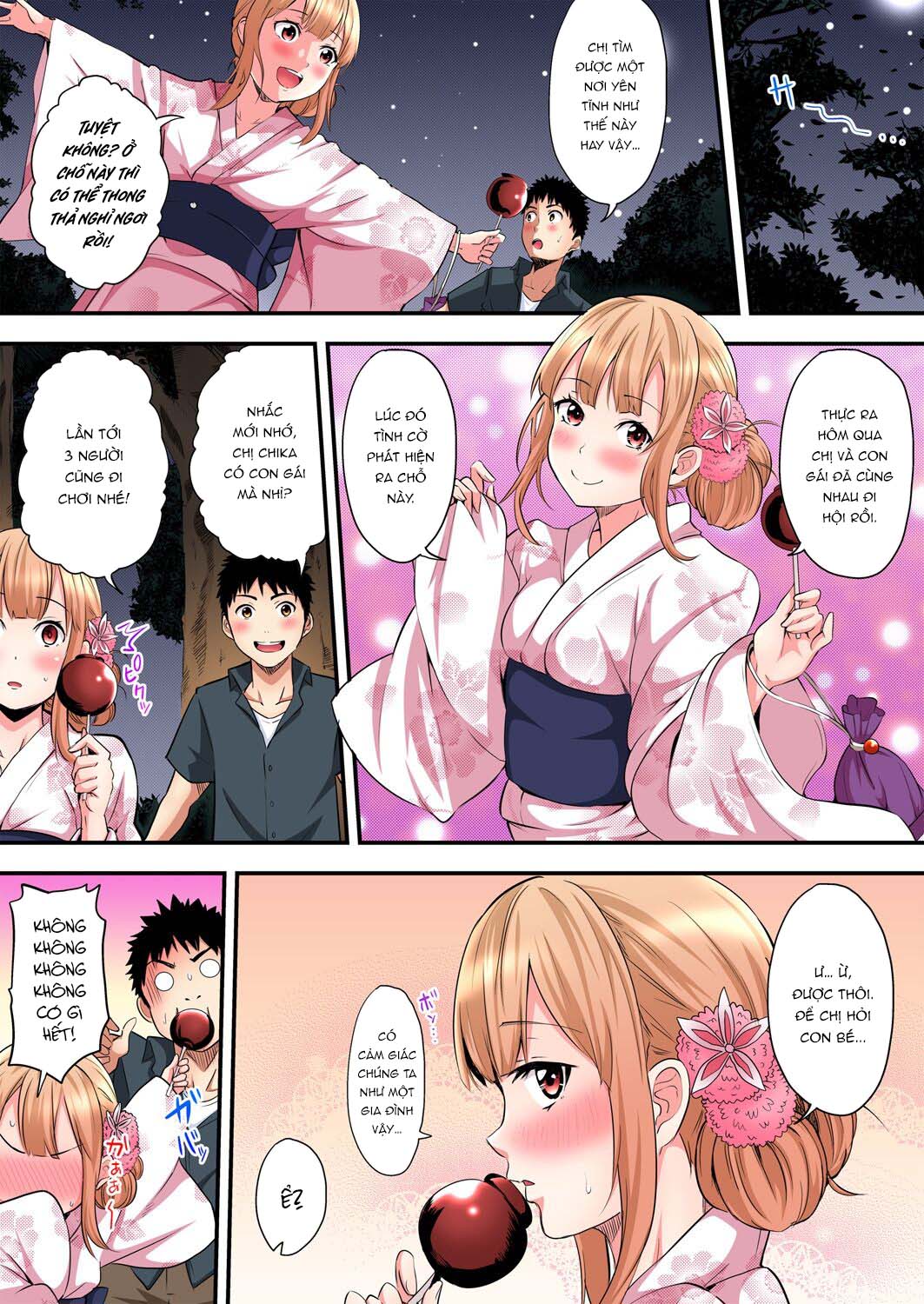 Đọc truyện hentai Bà Mẹ Teen Và Các Tư Thế SEX - Chap 10: Bắn [Pháo Hoa [ Cùng Chị Gái Chika