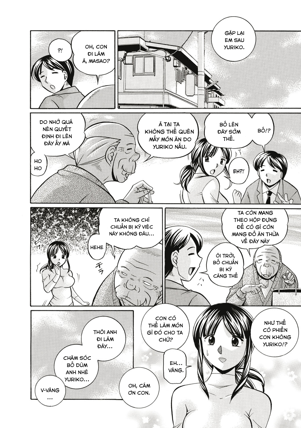 Đọc truyện hentai Yuriko and her Father-in-Law - Chap 2