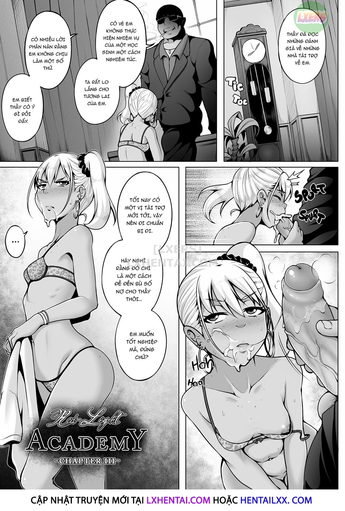 Đọc truyện hentai Những giao dịch mờ ám - Chap 7 - Red Light Academy Part 3