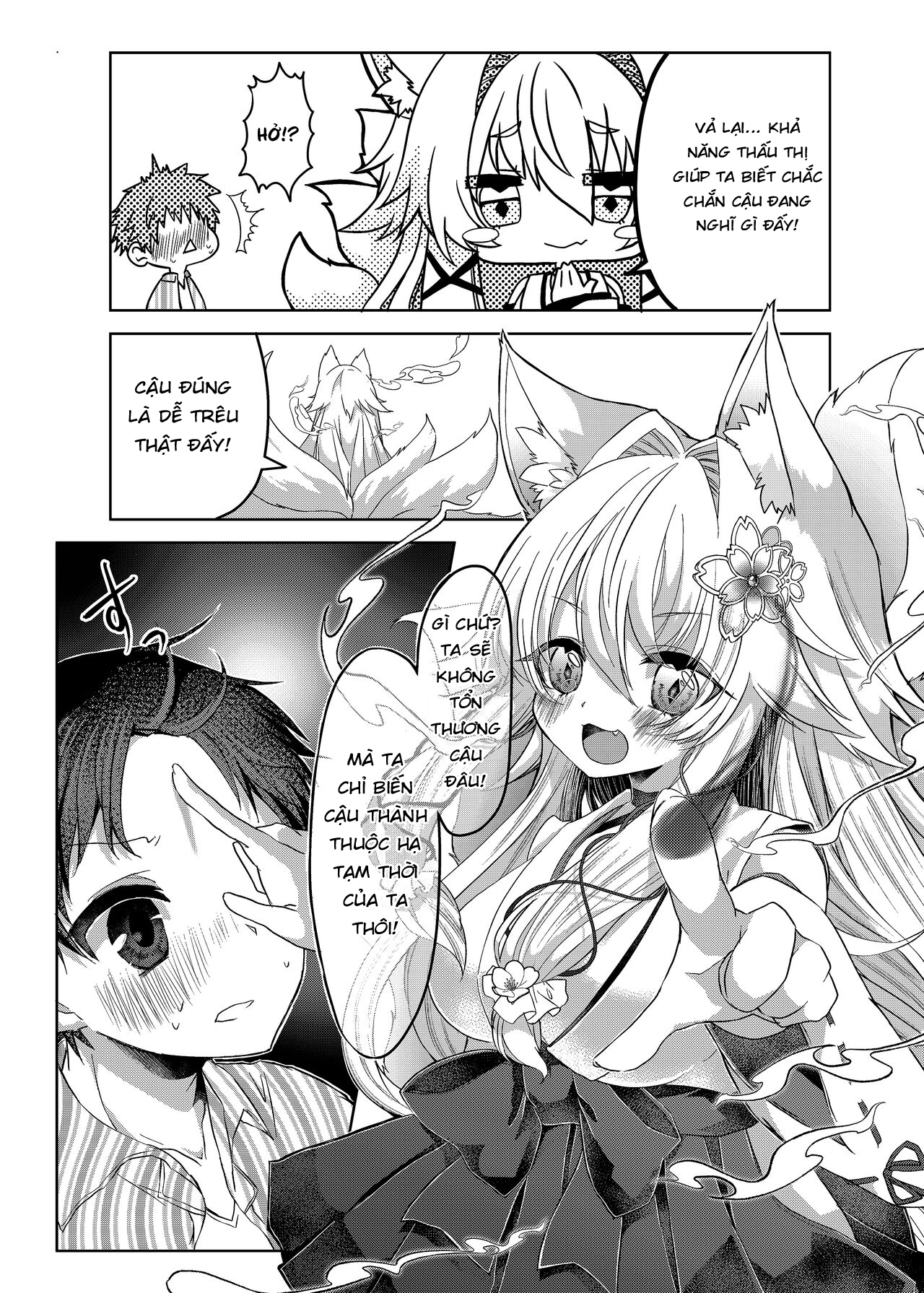 Đọc truyện hentai Chuyển giới thành một nàng cáo!? - Oneshot Ngọt
