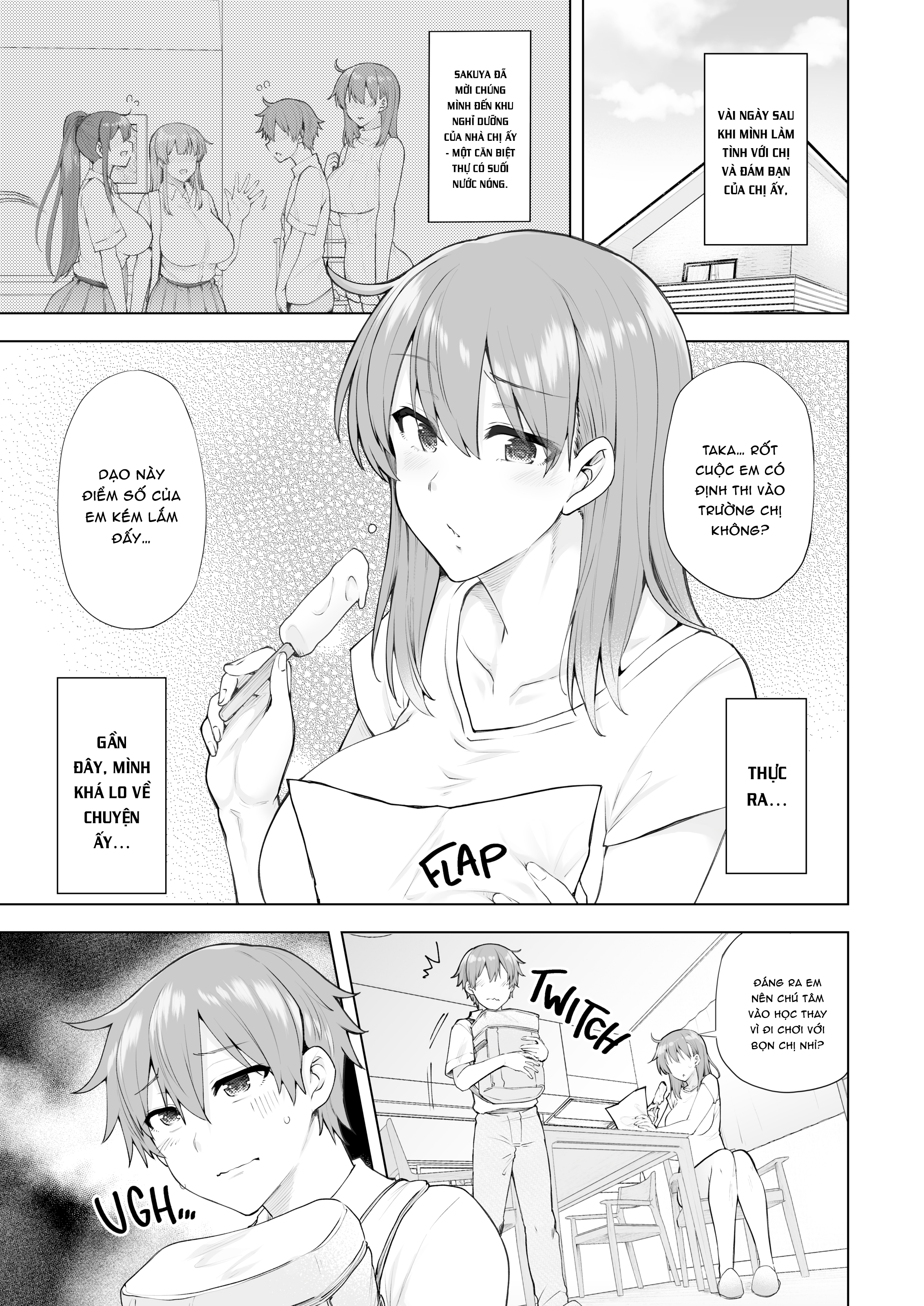 Đọc truyện hentai Trận Bóng Chuyền Không Cân Sức - Chap 3.1