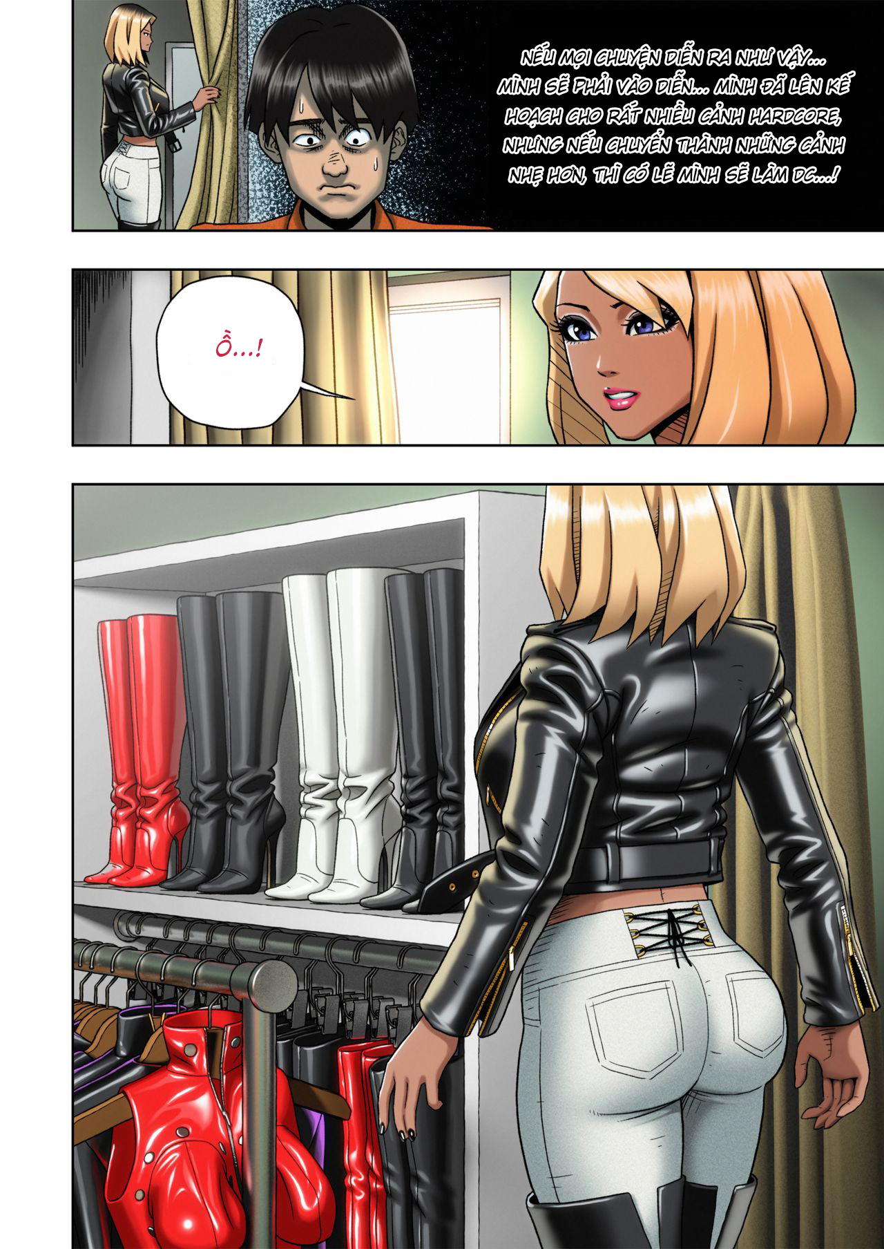 Đọc truyện hentai Black Gyaru Bondage - Oneshot