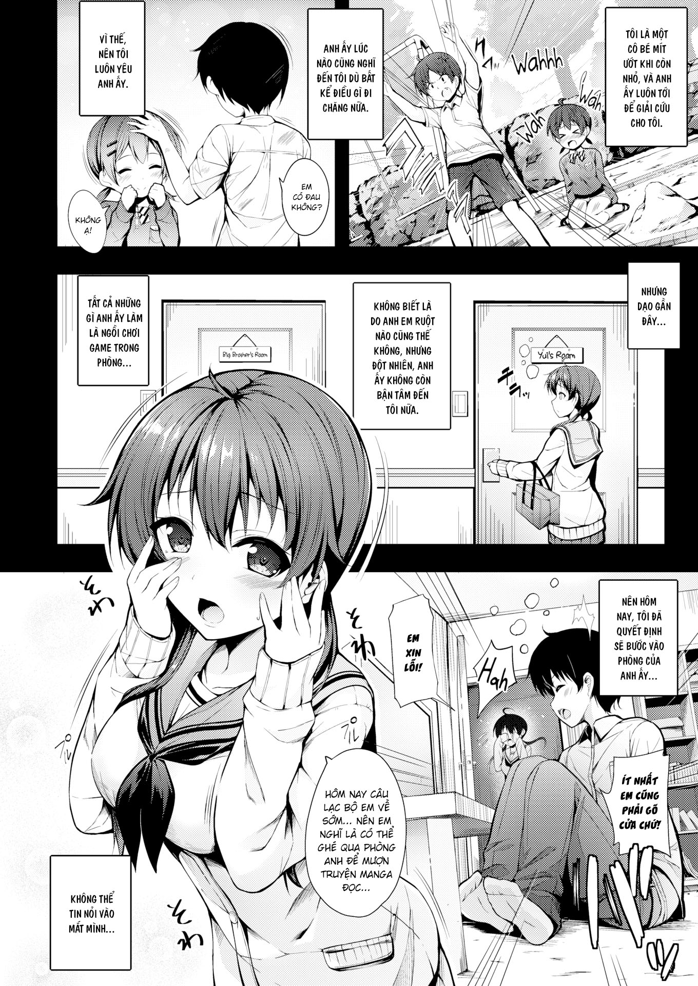 Đọc truyện hentai Nhiệm vụ của em gái - Oneshot