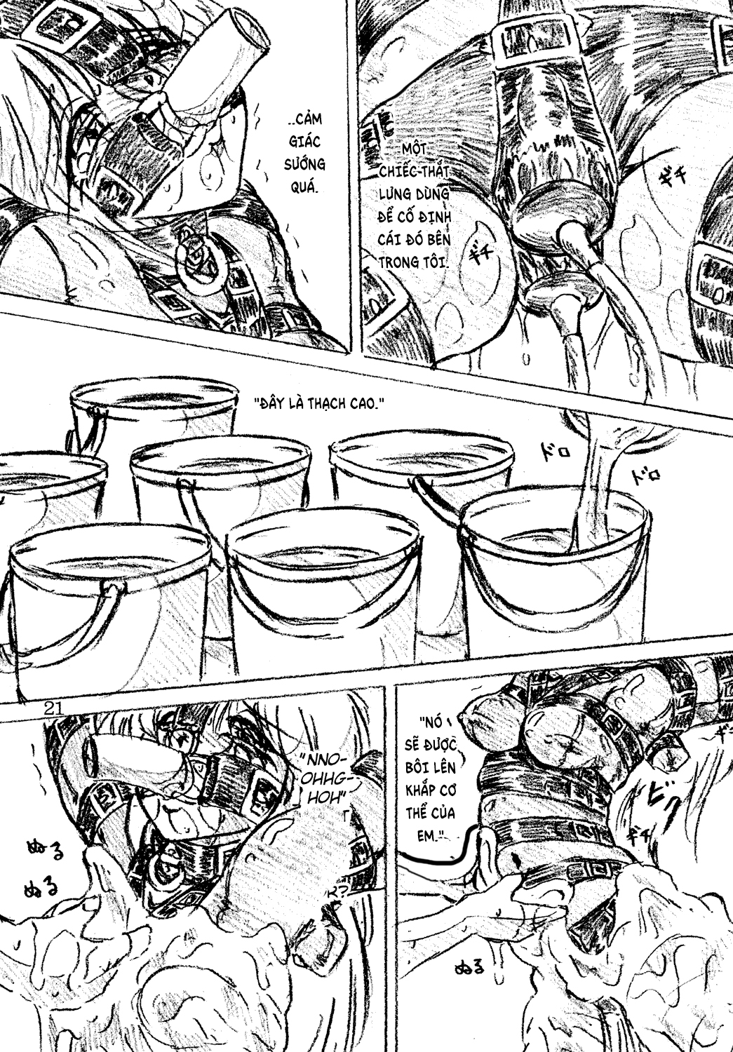 Đọc truyện hentai Jibaku-hime + Osorubeshi Kikai no Pantsu - Oneshot