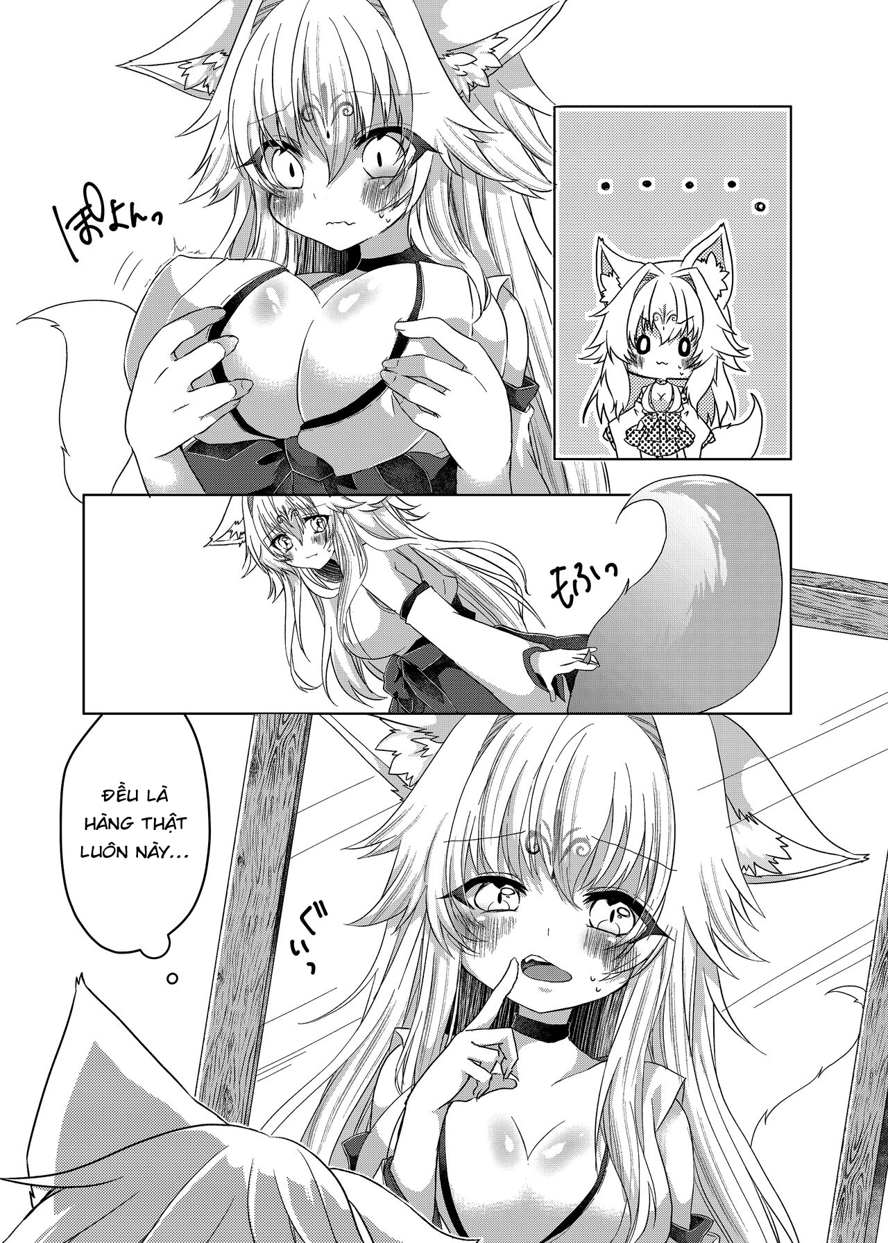 Đọc truyện hentai Chuyển giới thành một nàng cáo!? - Oneshot Ngọt