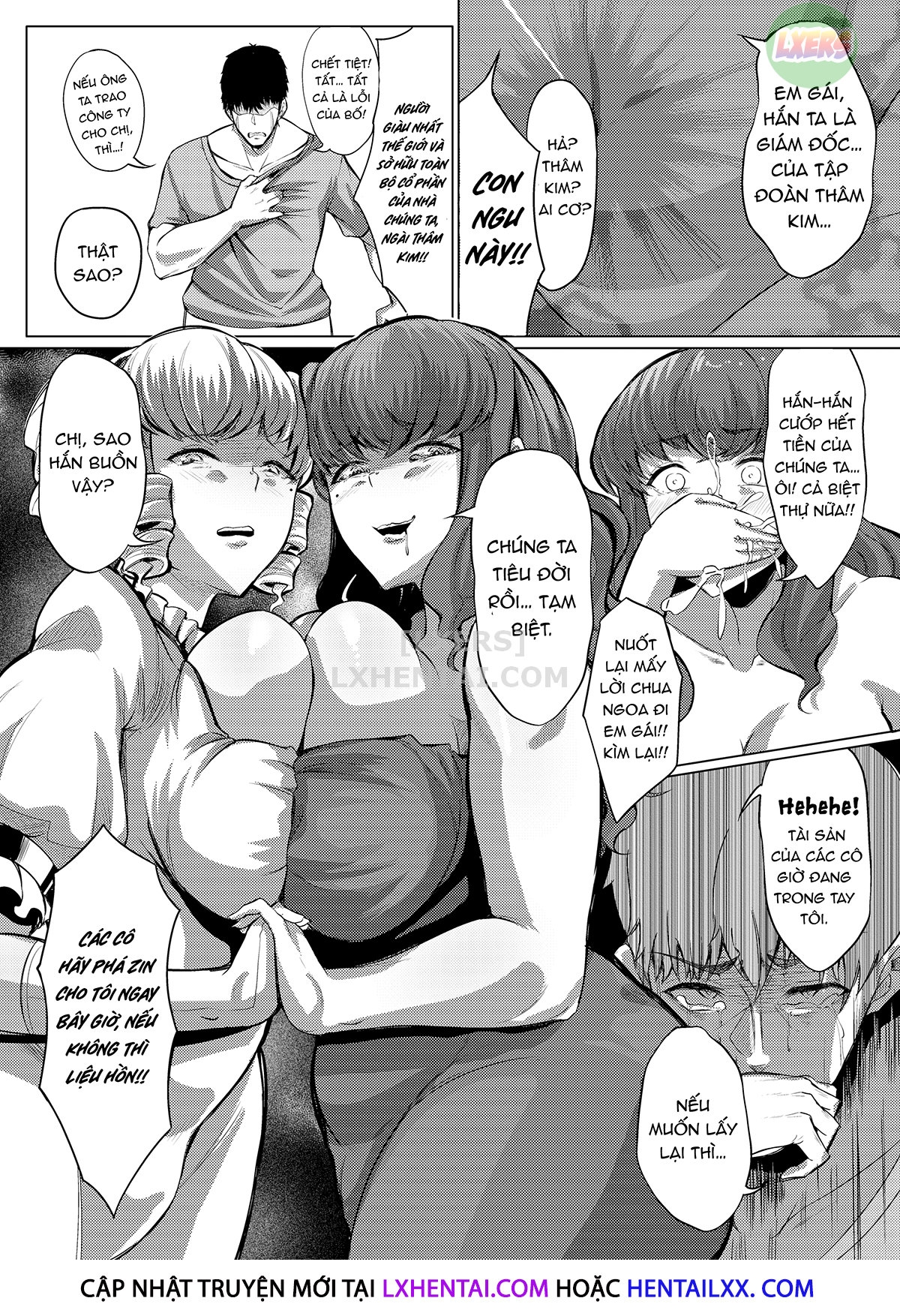 Đọc truyện hentai Cặp chị em chọc ghẹo người khác bị nhận hình phạt - Oneshot