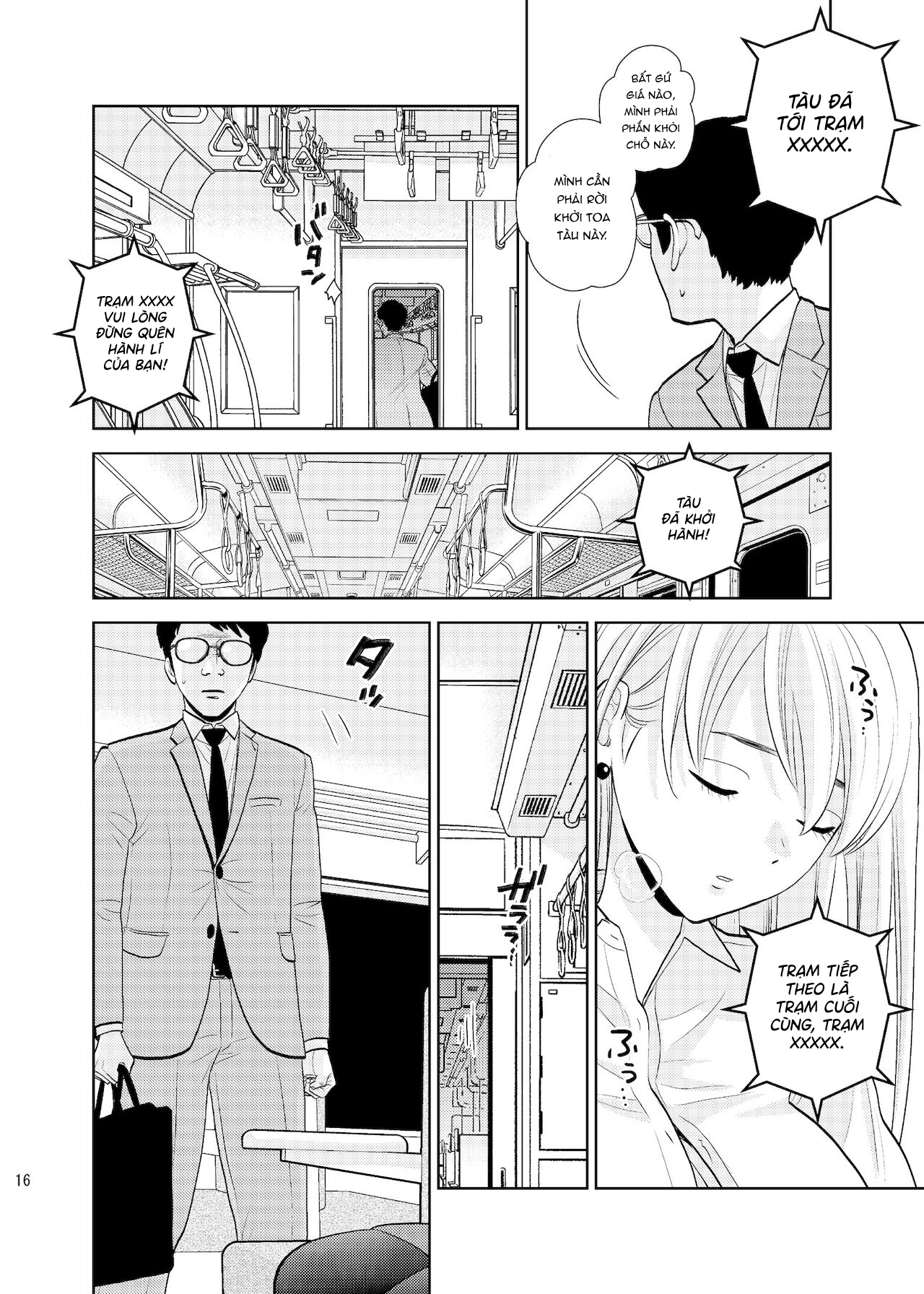 Đọc truyện hentai Trên ghế tàu - Oneshot