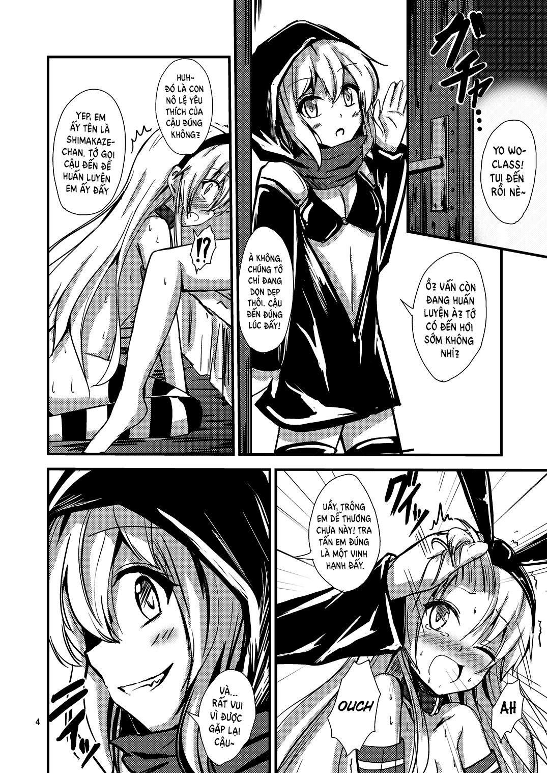 Đọc truyện hentai Kuubo Wo-Kyuu-chan no Shimakaze Yuri Dorei Choukyou~Senkan Re-Kyuu no Shucchou SM Choukyou Hen~ - Oneshot