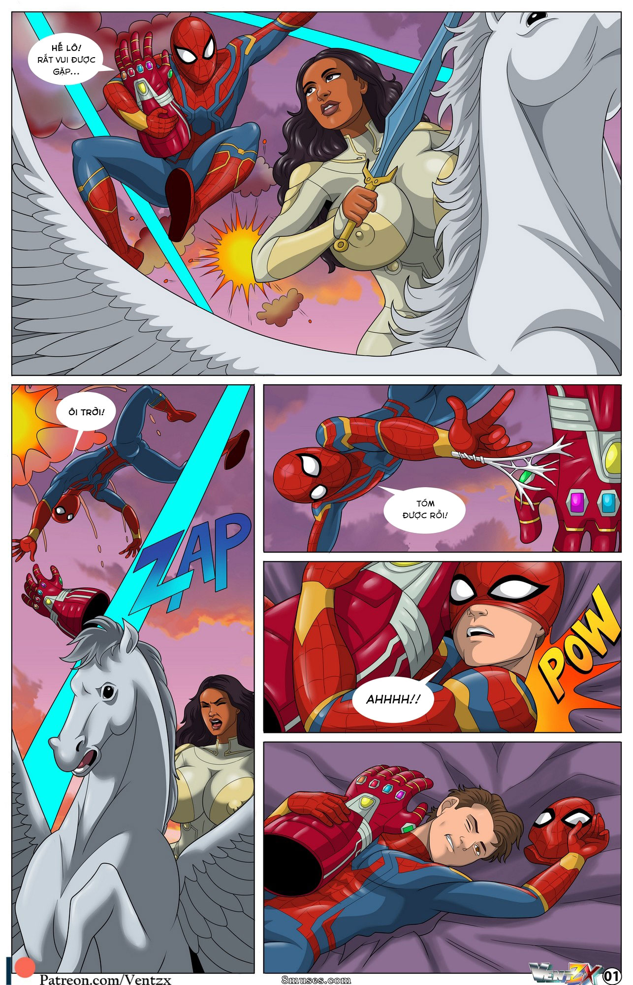 Đọc truyện hentai Giờ nghỉ của các Avengers - Oneshot