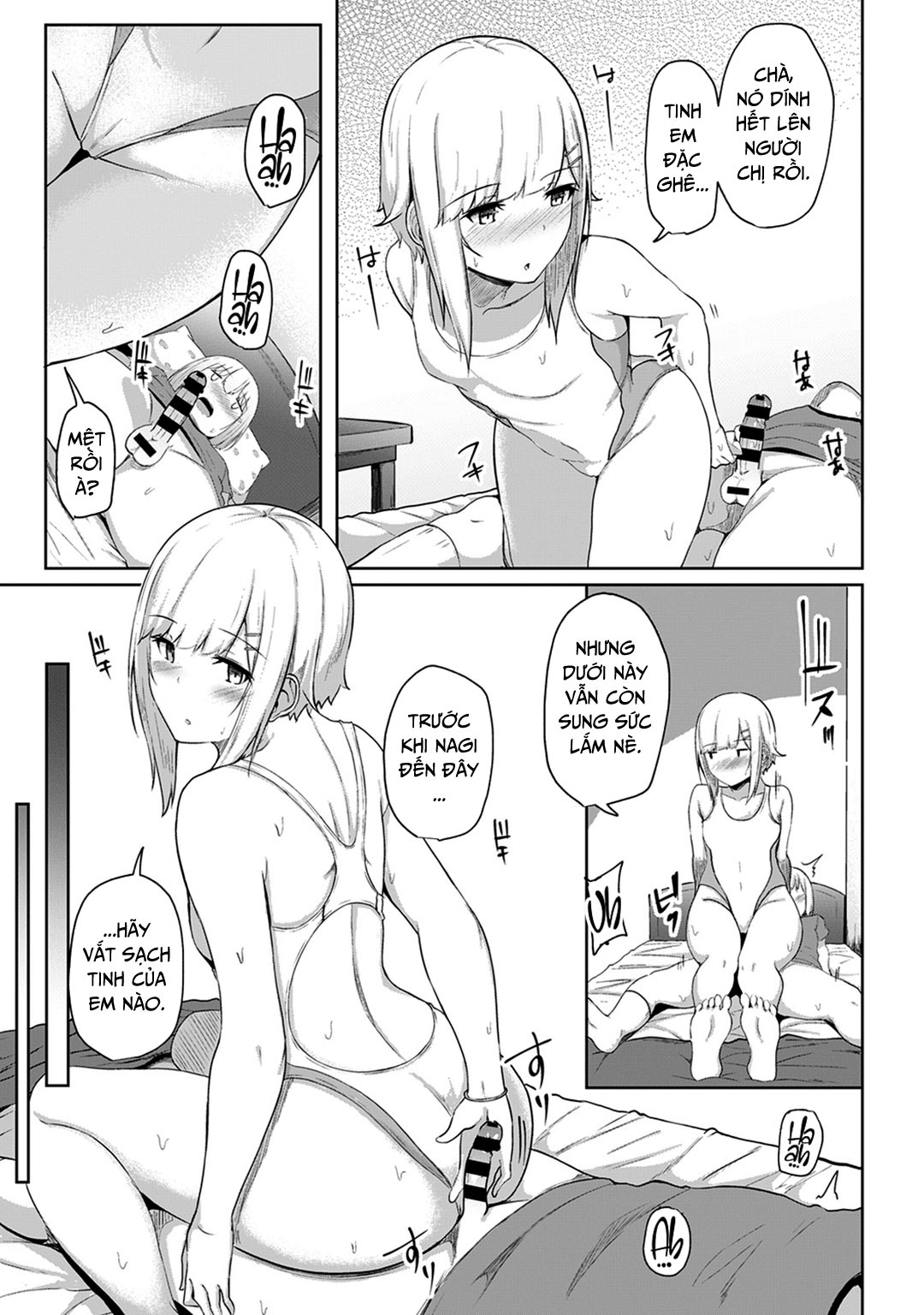 Đọc truyện hentai Tôi ấn nhầm huyệt làm em ấy cứng ngắc!? Bị mát xa ngược lại bằng cặc em ấy! - Chap 6 - Cậu dám nẫng tay trên à?