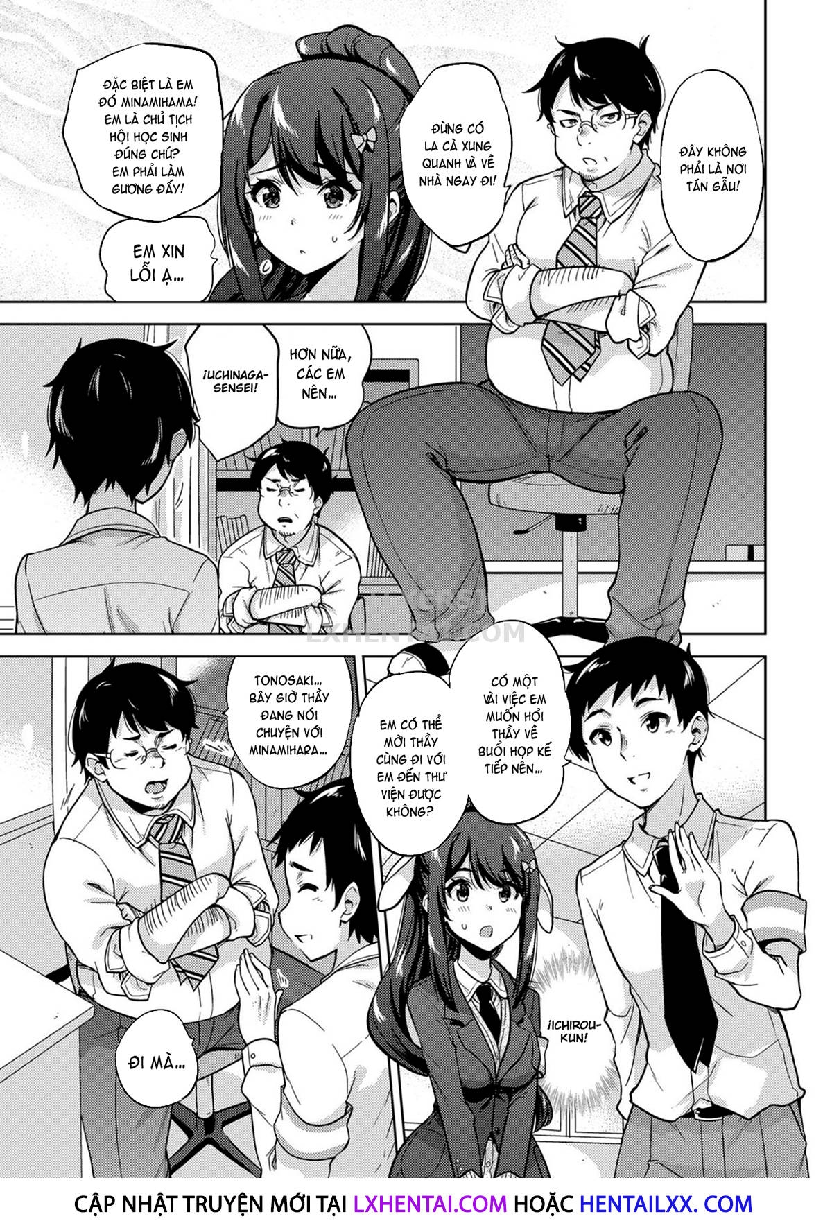 Đọc truyện hentai SNS Seitokai Yakuin Wo Netotte Share Suru Hanashi. Chap 1