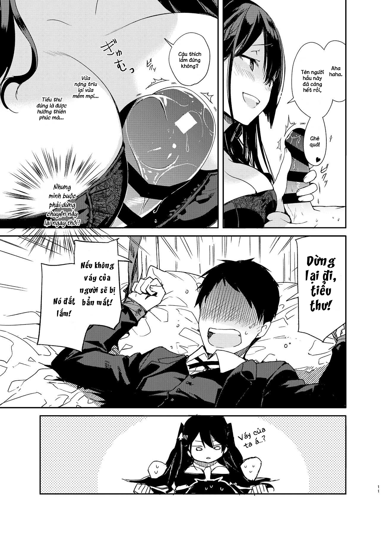 Đọc truyện hentai Takabisha Kyonyuu Ojou-sama to Himitsu no Ecchi - 1 nháy