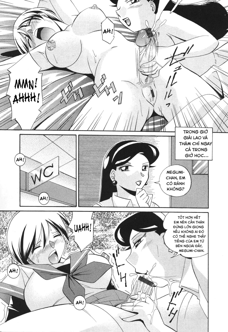 Đọc truyện hentai Sennou Gakuen Chap 4