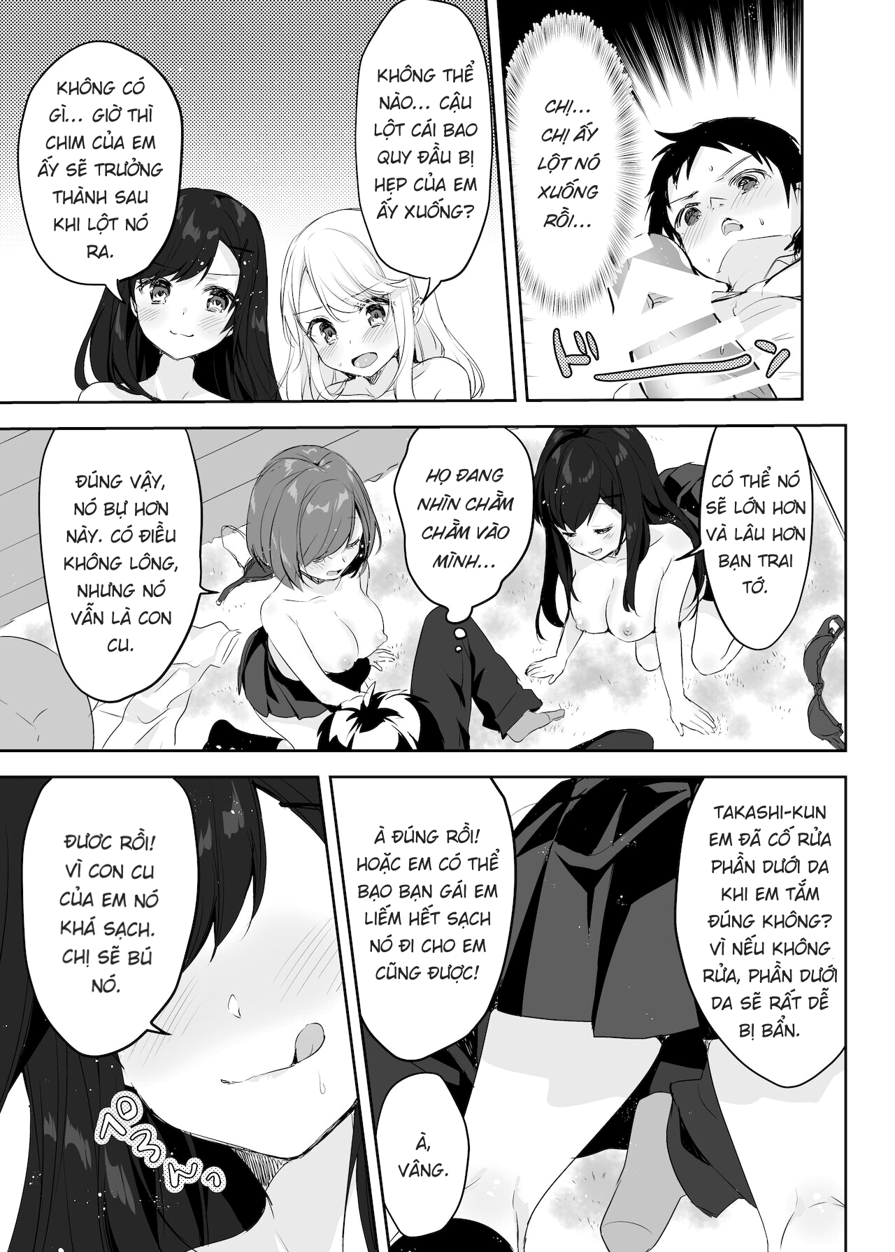 Đọc truyện hentai Họ tỉnh giấc khi tôi đang cố hiếp chị gái và bạn của bà ấy trong khi họ đang ngủ. - Oneshot