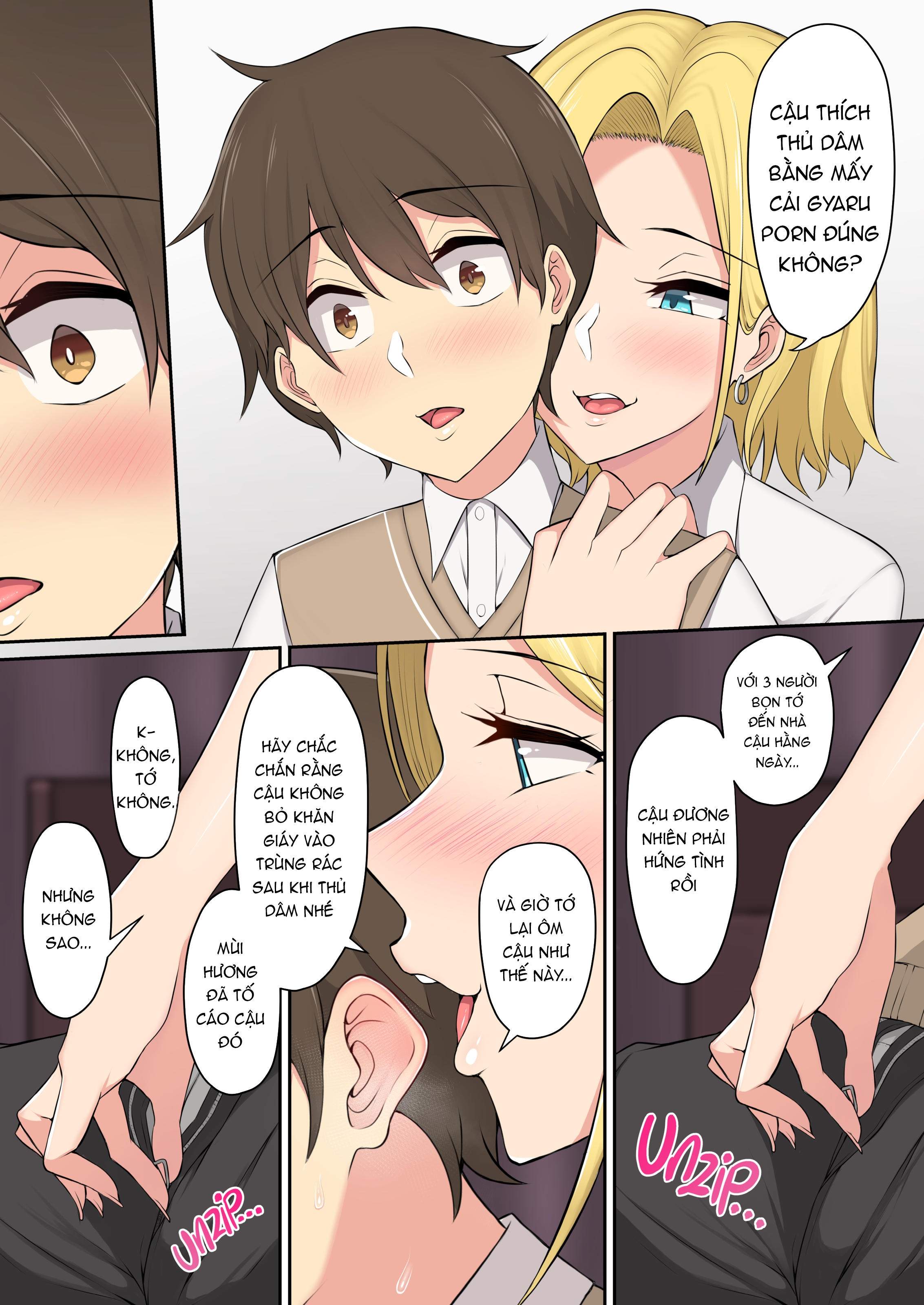 Đọc truyện hentai Imaizumi đưa cả bầy Gyaru về nhà mình - Chap 1