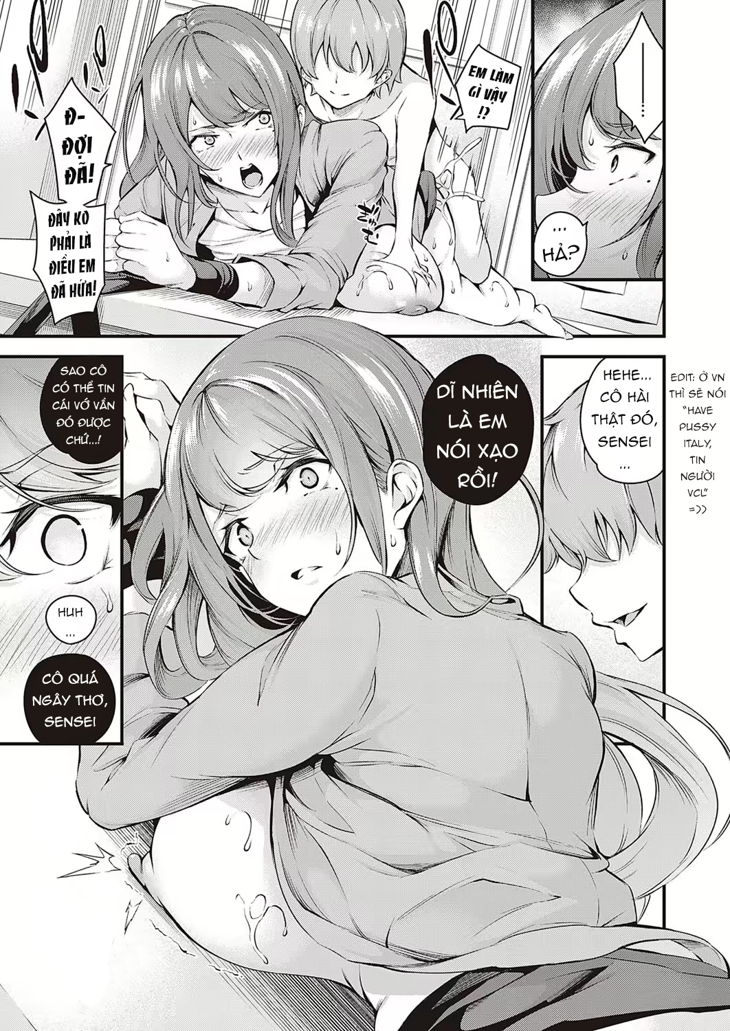 Đọc truyện hentai Darashinaku Ochiru Sensei Wa Suki Desuka!? - Oneshot