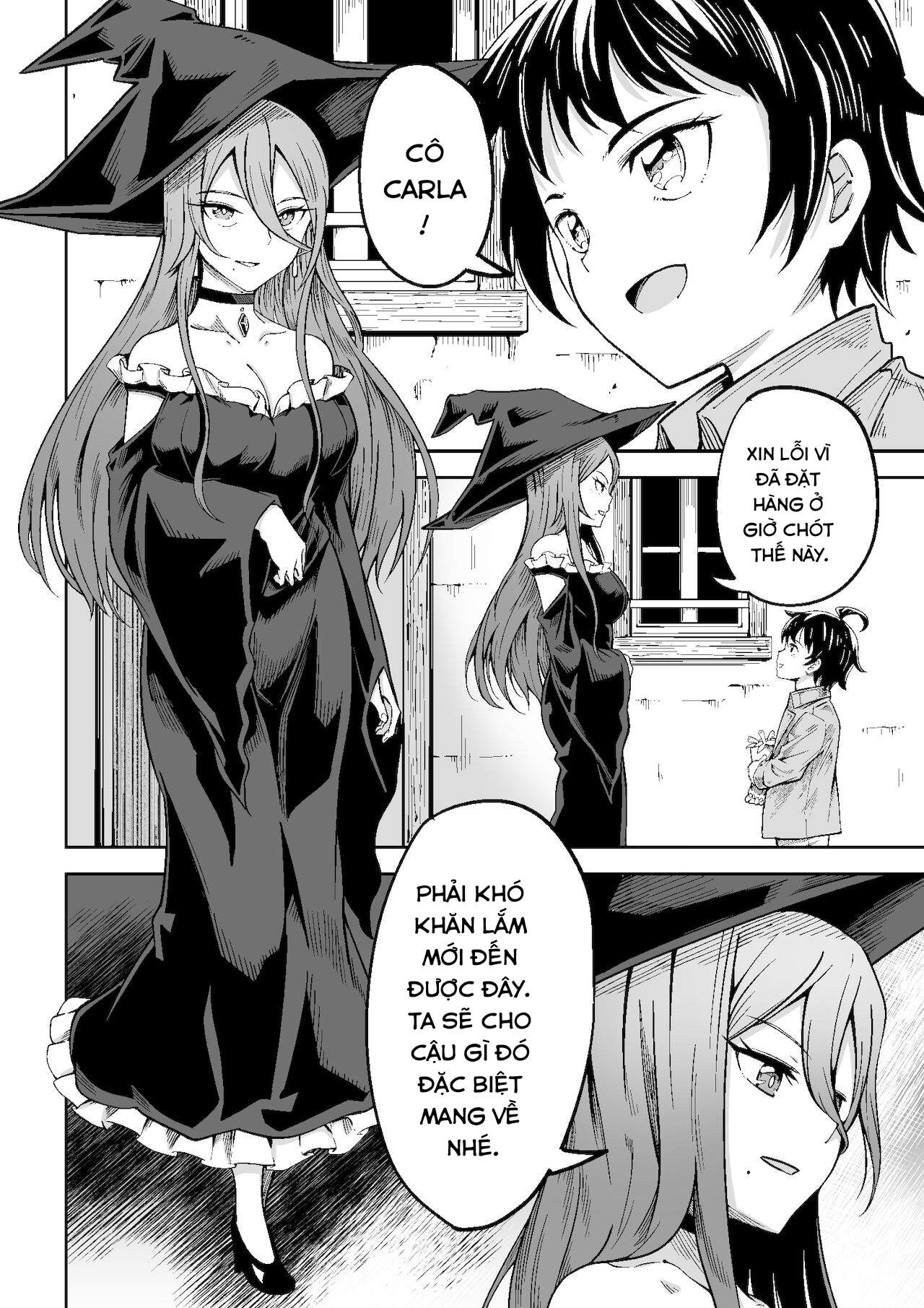 Đọc truyện hentai Phù thủy và cậu bé. - Oneshot